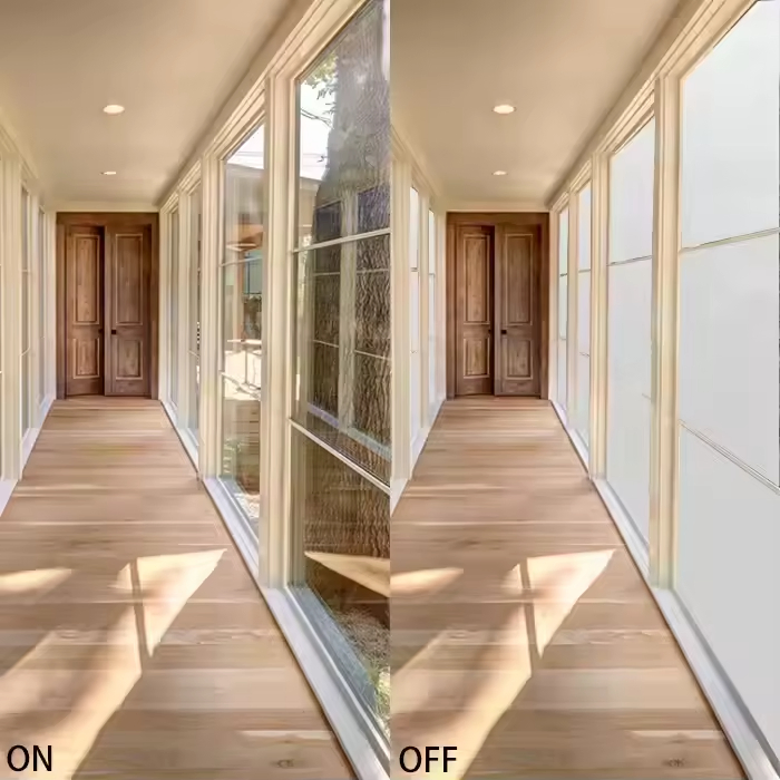 High Quality Switchable Electrochromic Pdlc Smart Film Window Partition Pet Anti-Scratch Factory Wholesale Dimming Blackout