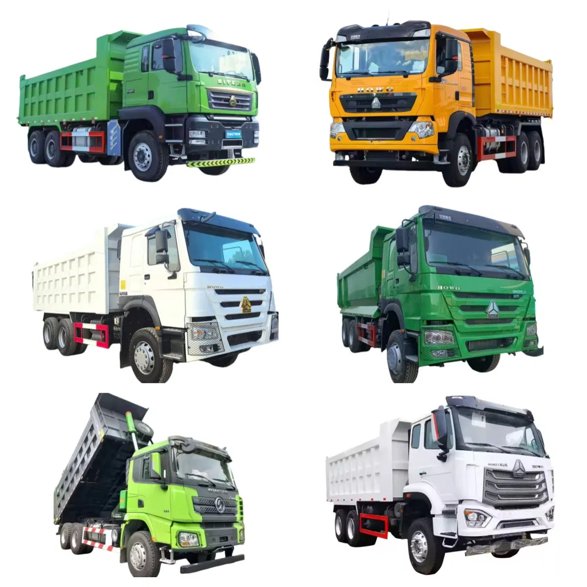 High Quality Used HOWO371/Howonx/Sitrak G7/Shacman 6X4 Dump Truck 371HP/380HP/430HP/480HP Weichai/Sinotruk Engine Euro 3/Euro5/ Dump Truck Dumper Tipper Truck