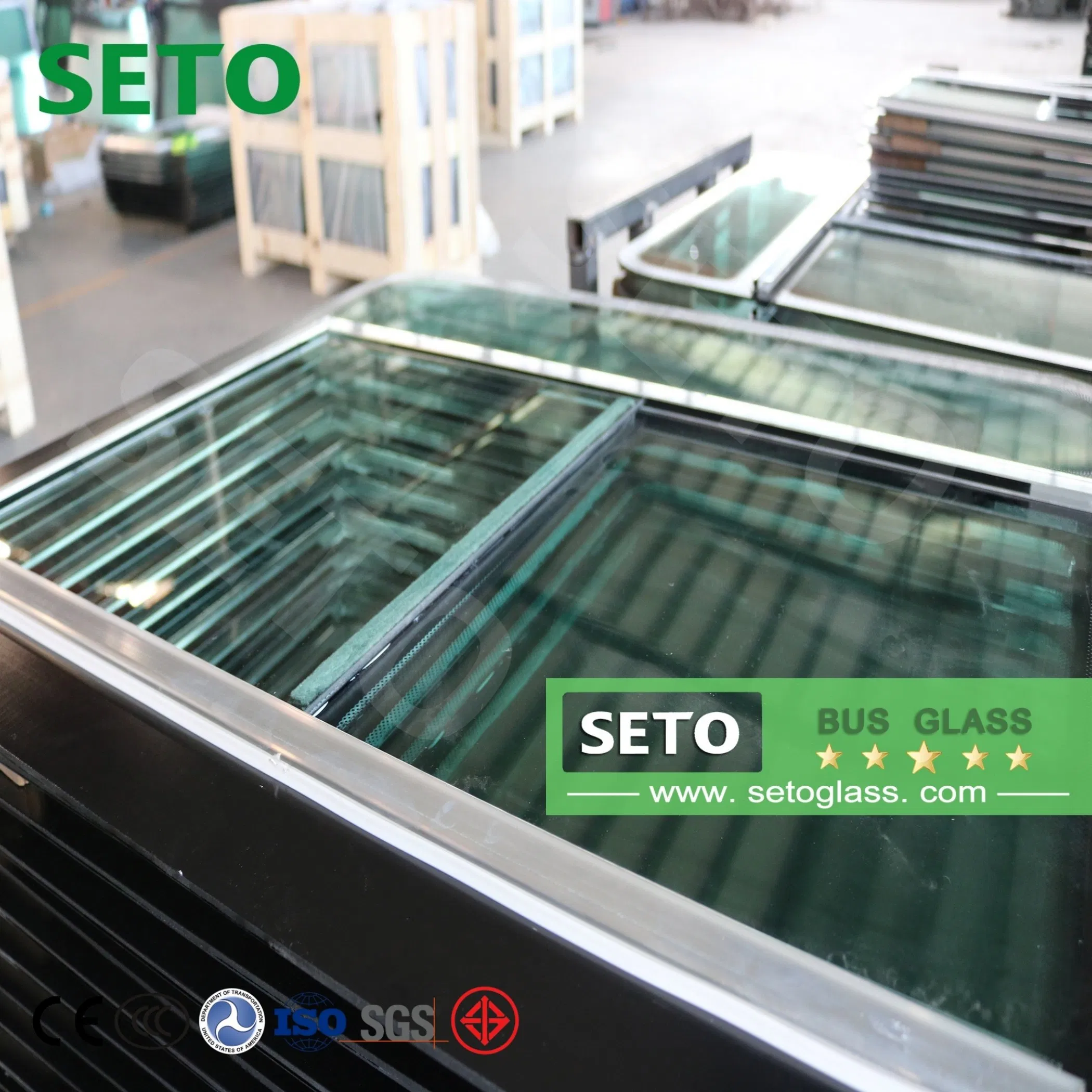 Hot Bus Side Window Glass Rear Window Glass with ECE