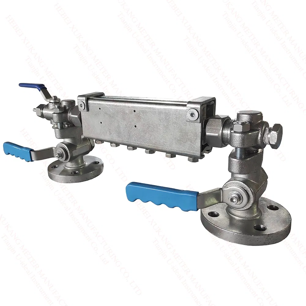 Quarter of Opening and Closing Valve Boiler Glass Level Gauge