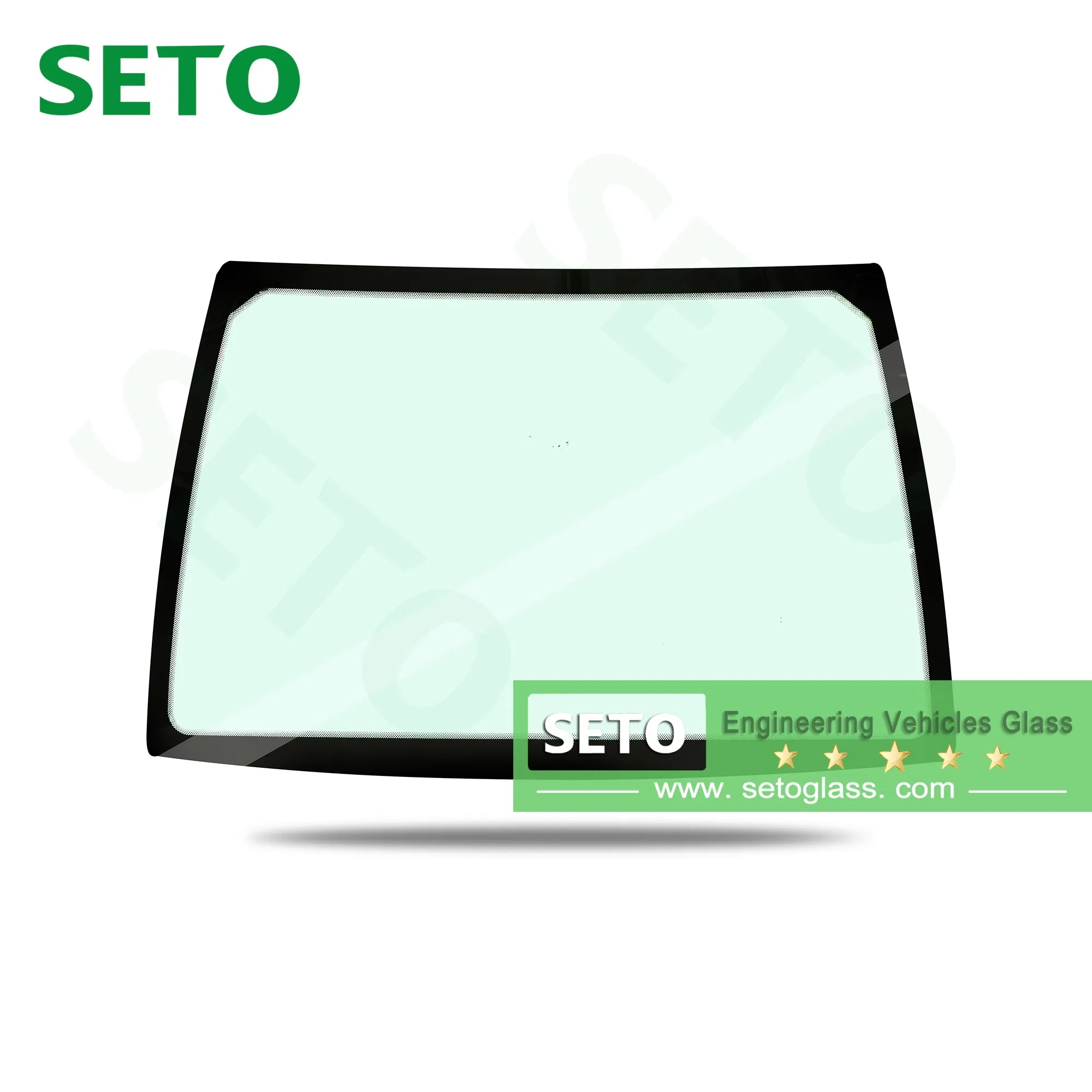 Hot Sale Custmerized Engineering Machinery Glass Tempered Windows Glass Excavator Loader