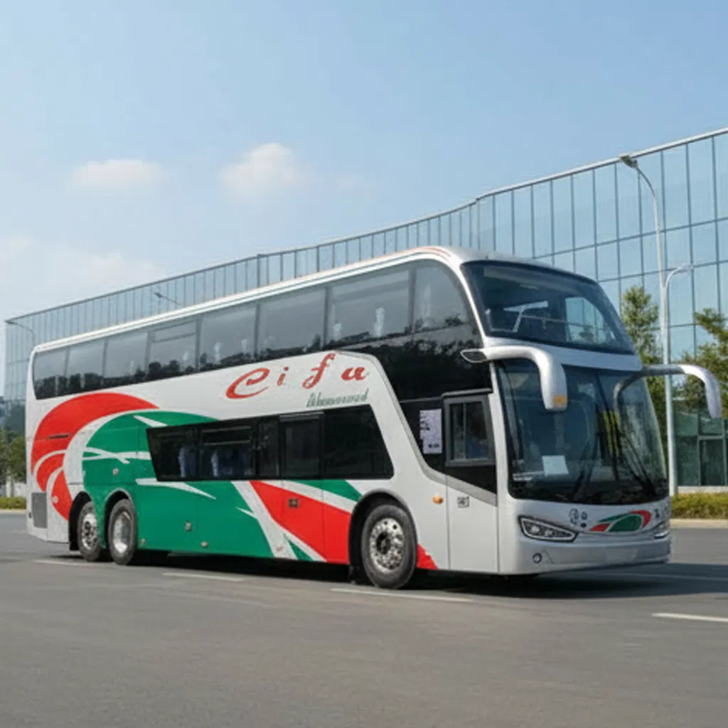 Tourist Bus Front View