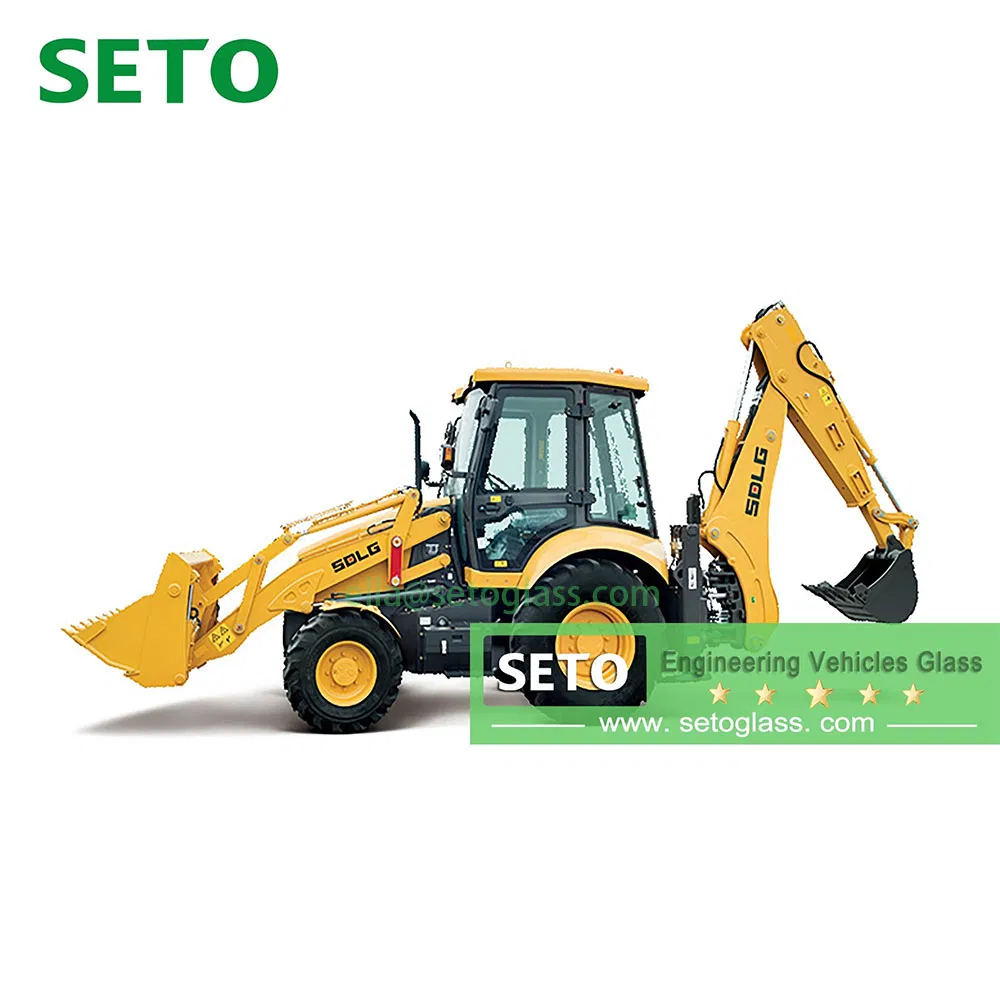 Hot Sale Custmerized Engineering Machinery Glass Tempered Windows Glass Excavator Loader