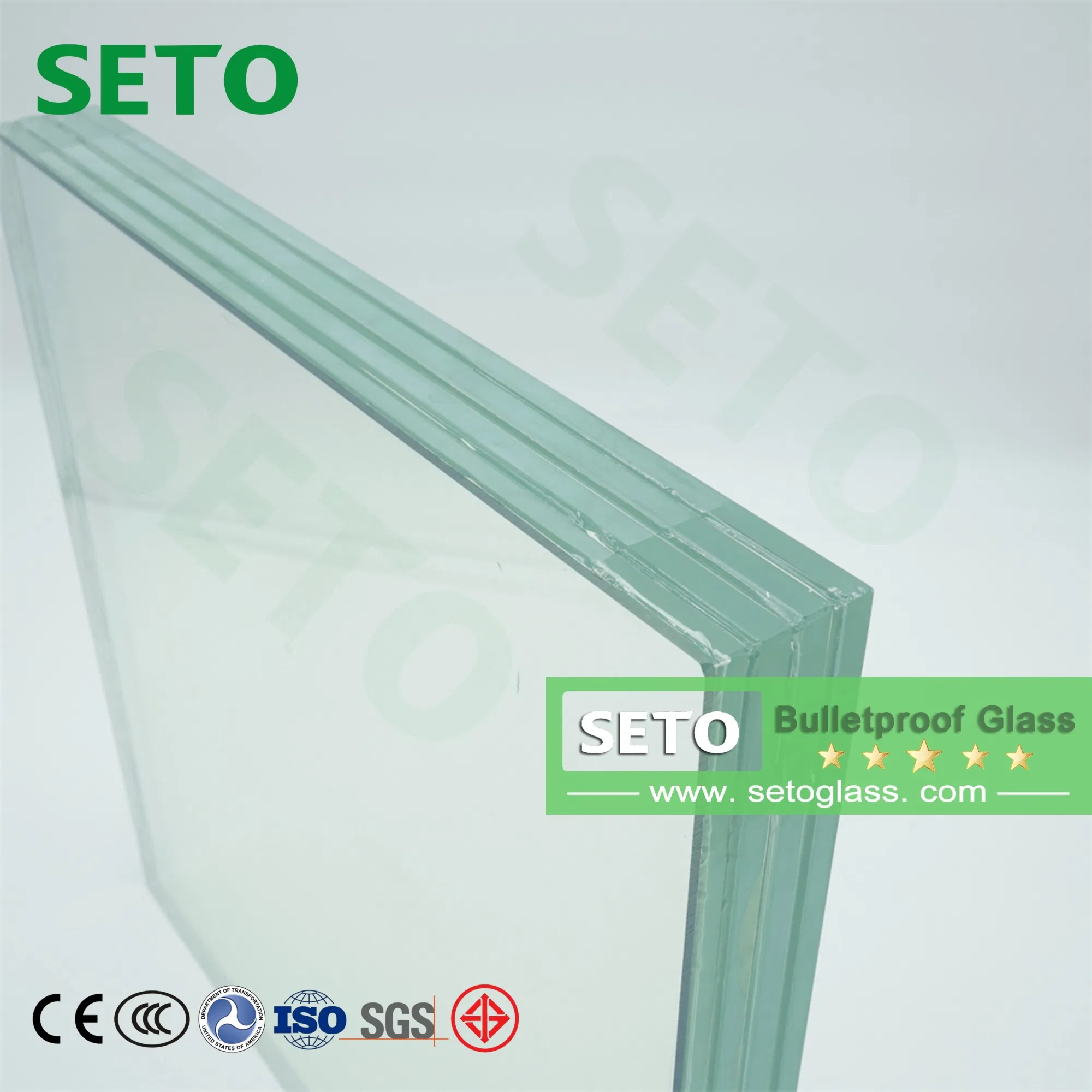 Impact-Resistant Glass Laminated Glass for Car Glass Armor Window