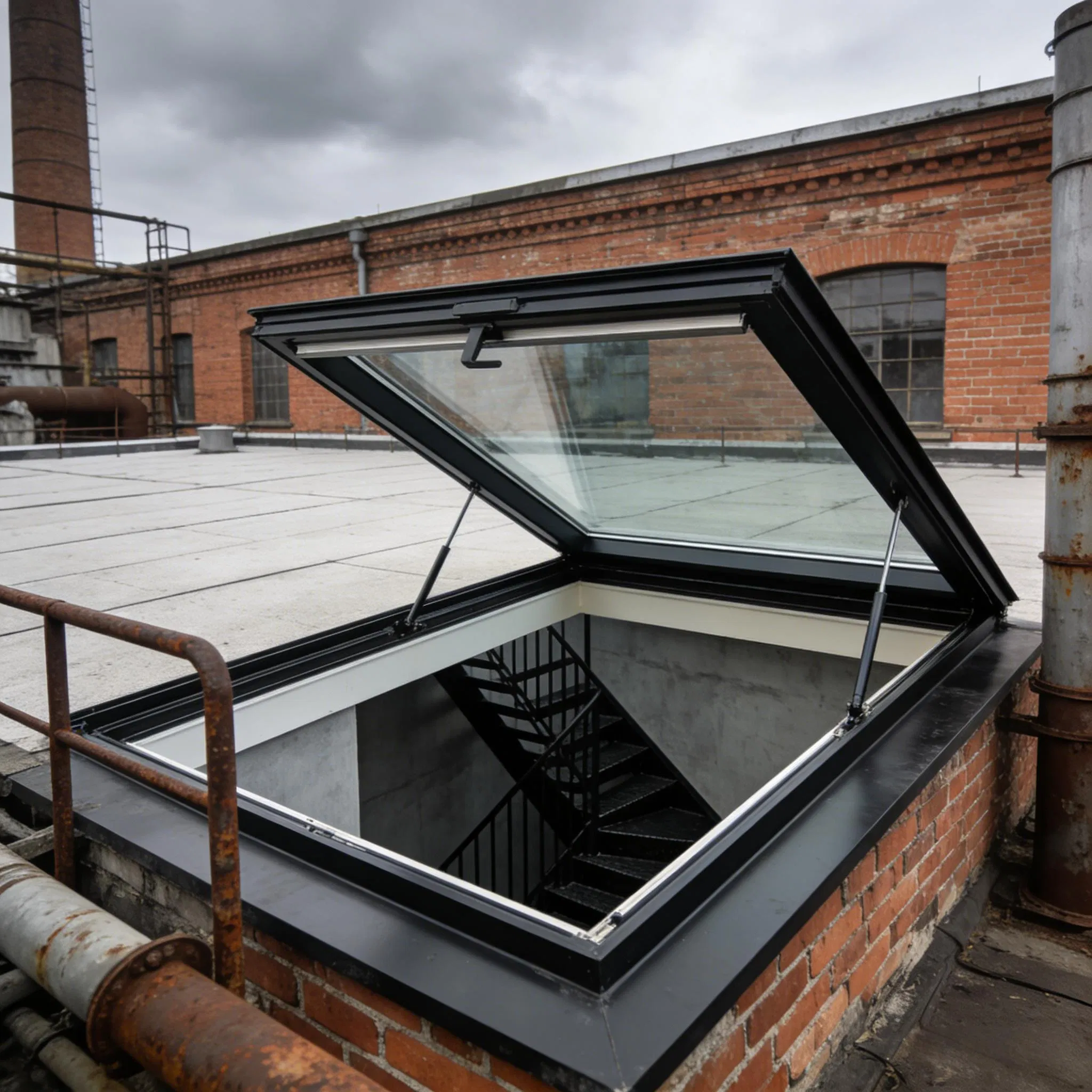 Elegant Skylight 6061-T6 Wood Grain Transfer 1 6mm Thickness