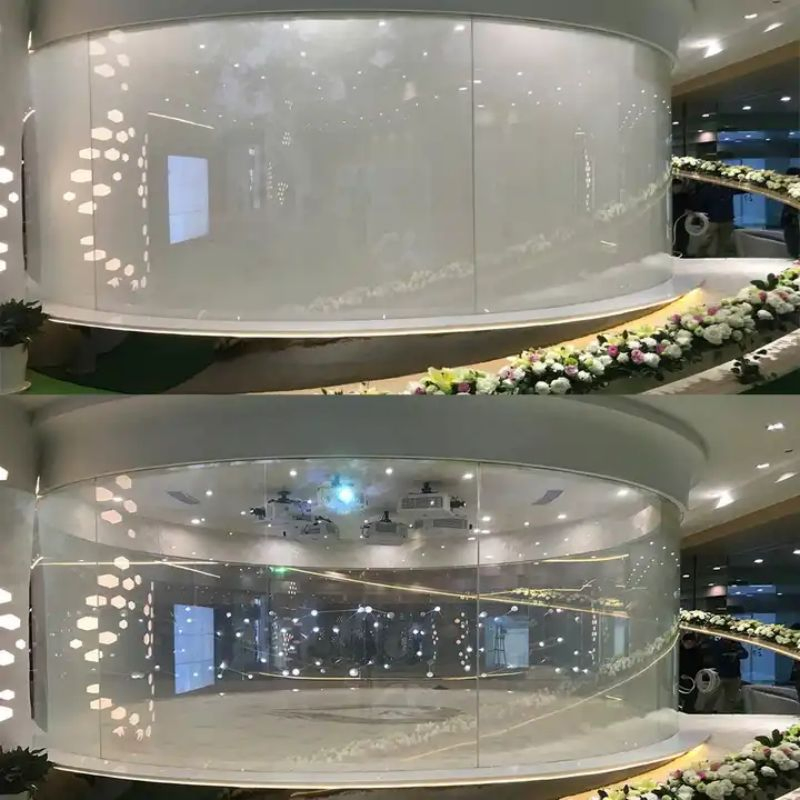 Two Ways Pdlc Color Changing Electric Smart Window Tint Electrochromic Glass Film