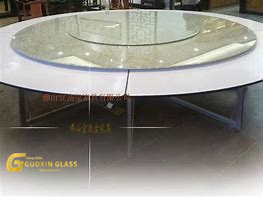 Elegant Custom Tempered Glass Table Top for Stylish Interiors