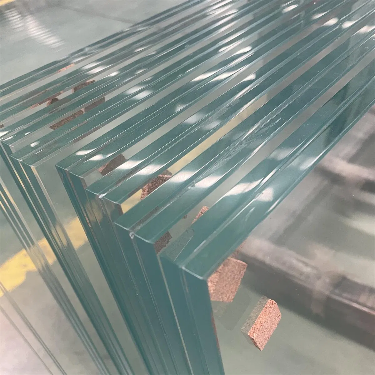 Double Glazing Soundproof Laminated Safety Glass Sheets Tempered Glass for Railing /Skylights/ Escalators/Balustrades/Building