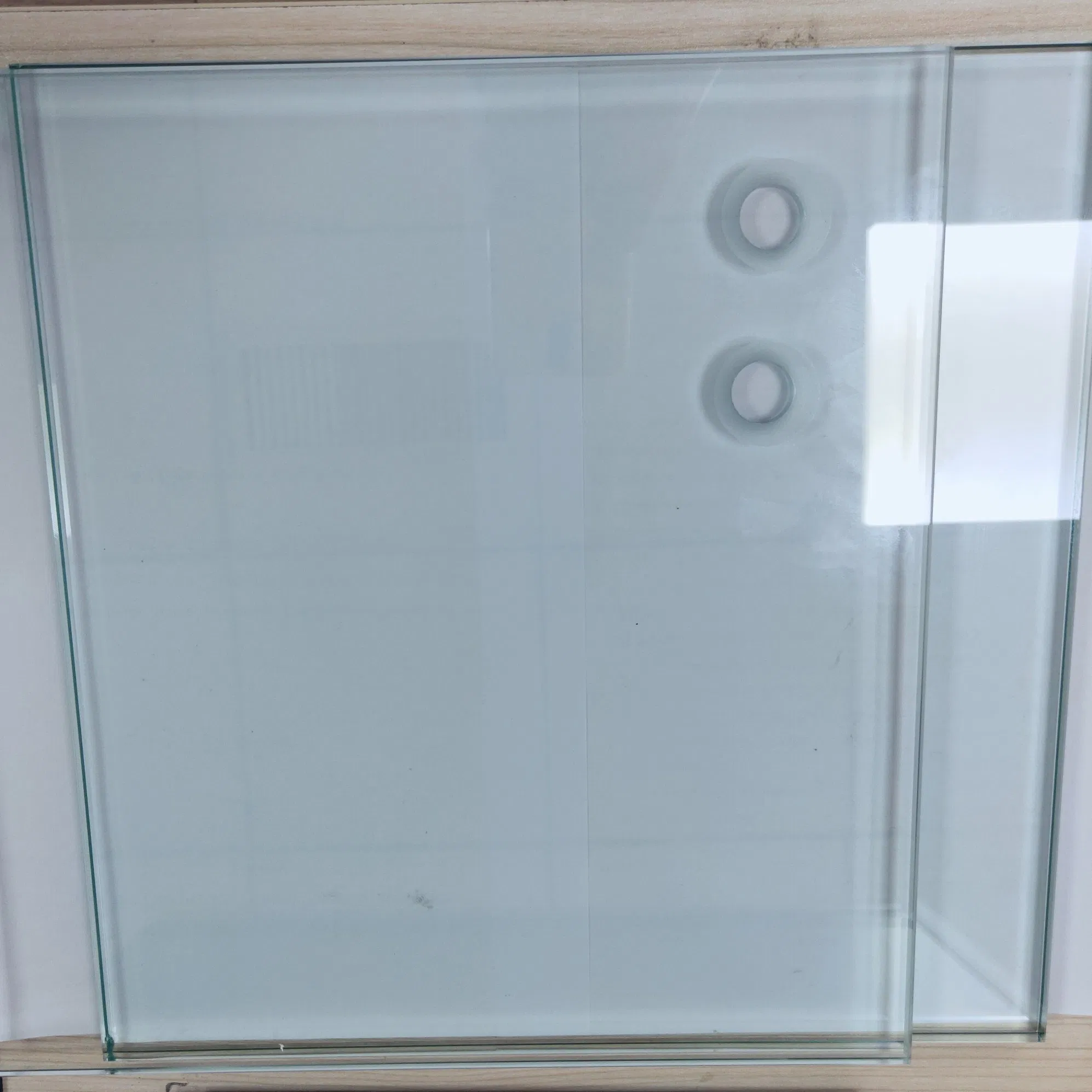 6mm Dark and Light Grey Flat Tempered Glass for Commercial Building