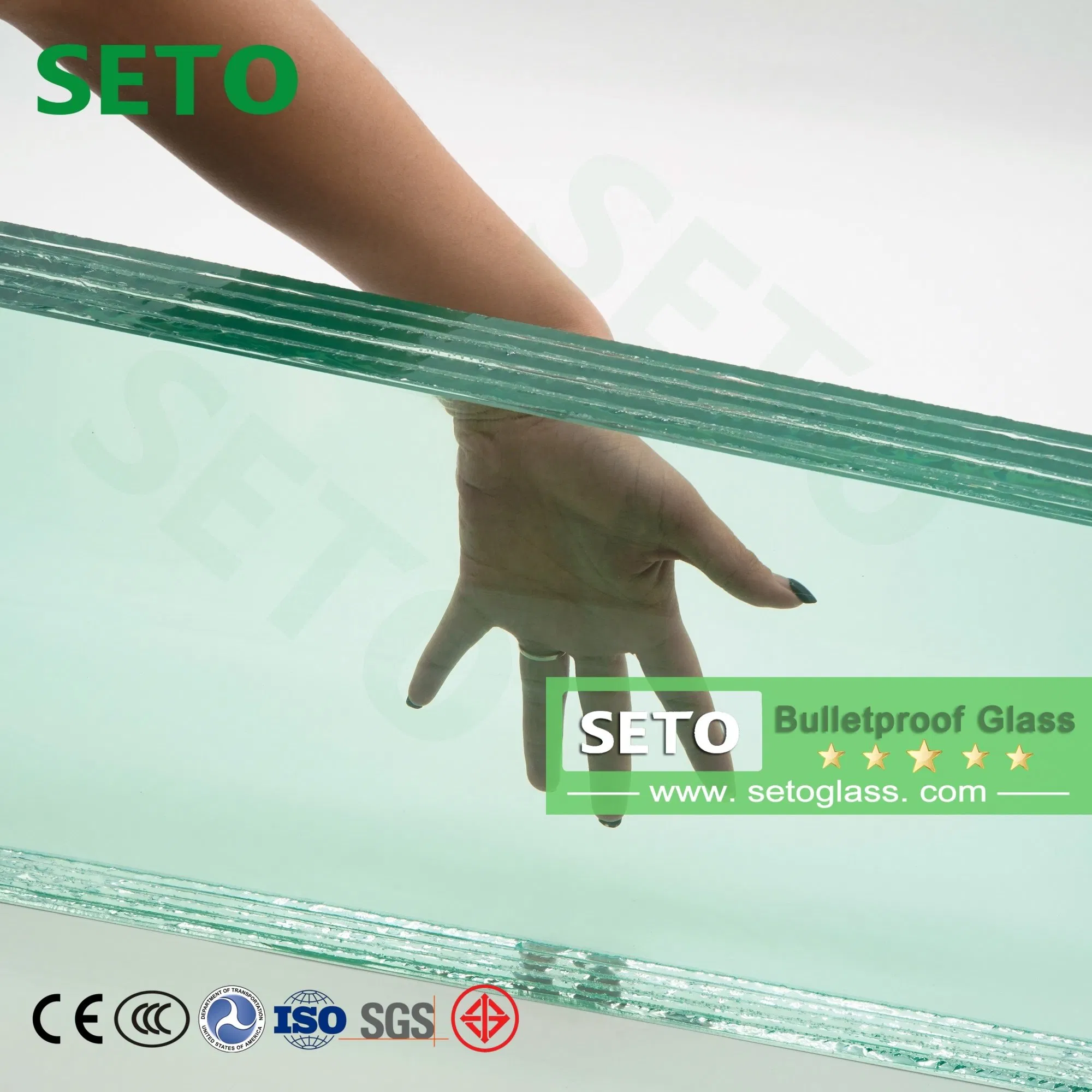 Impact-Resistant Glass Laminated Glass for Car Glass Armor Window