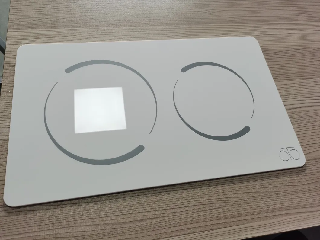 White Ceramic Glass for Cooktop