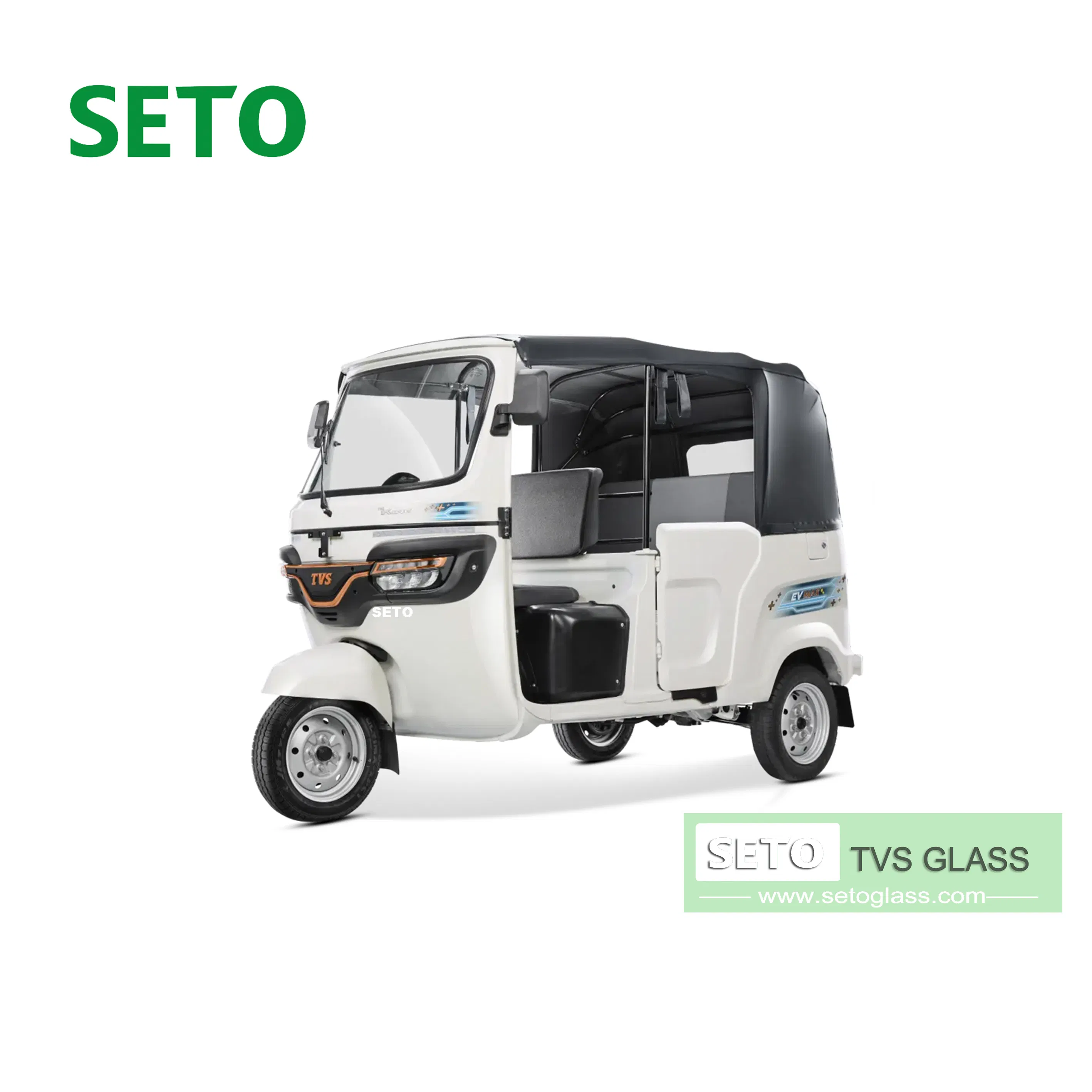 Tvs King Tricycle Front Glass Safety Certified Wholesale Supply