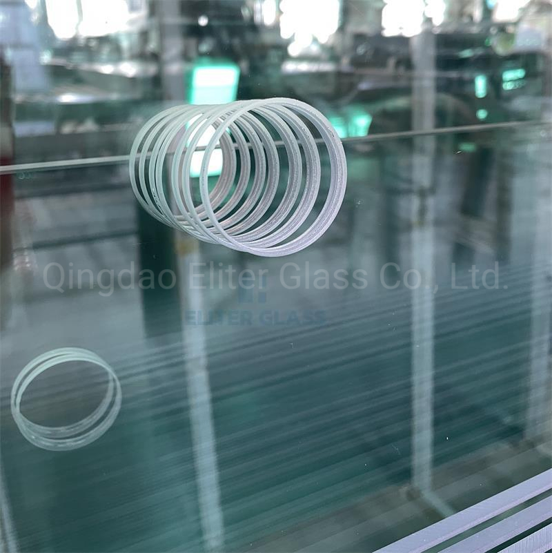 8/10/12mm Clear/Low Iron/Frosted/Frameless Flat and Curved Tempered Glass/Shower Door Glass /Sliding/Hinged Shower Tempered Safety Glass with Holes and Cutouts