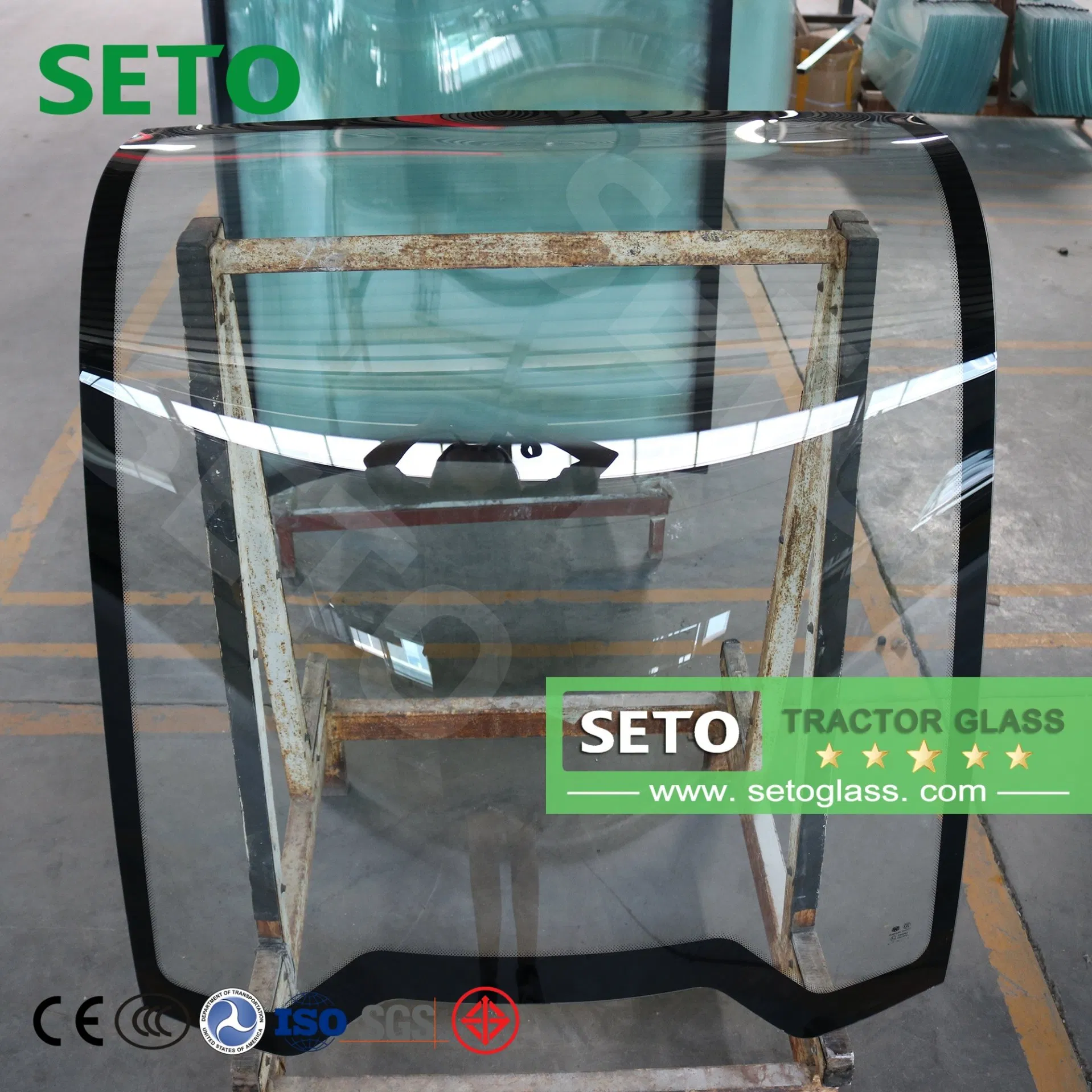 China Foton Lovol Farm Agri Wheel Tractor Cab Glass