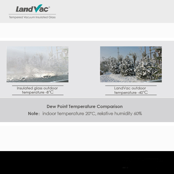 Laminated Decoration Soundproof / Noise Reduction Landvac Vacuum Insulated Glass for Window