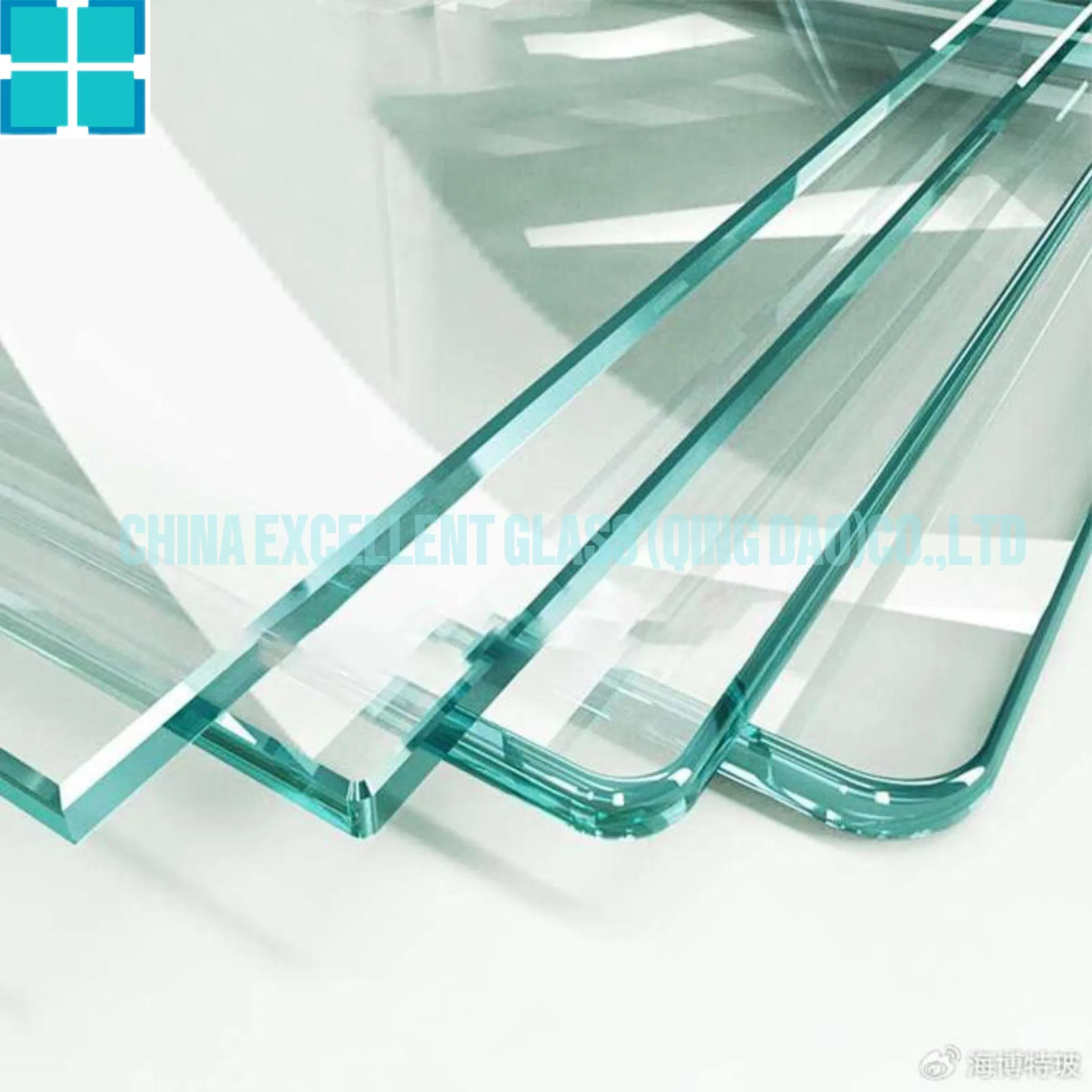 Custom Size Laminated Safety Glass - UV Resistant Soundproof Glass for Building &amp; Decoration