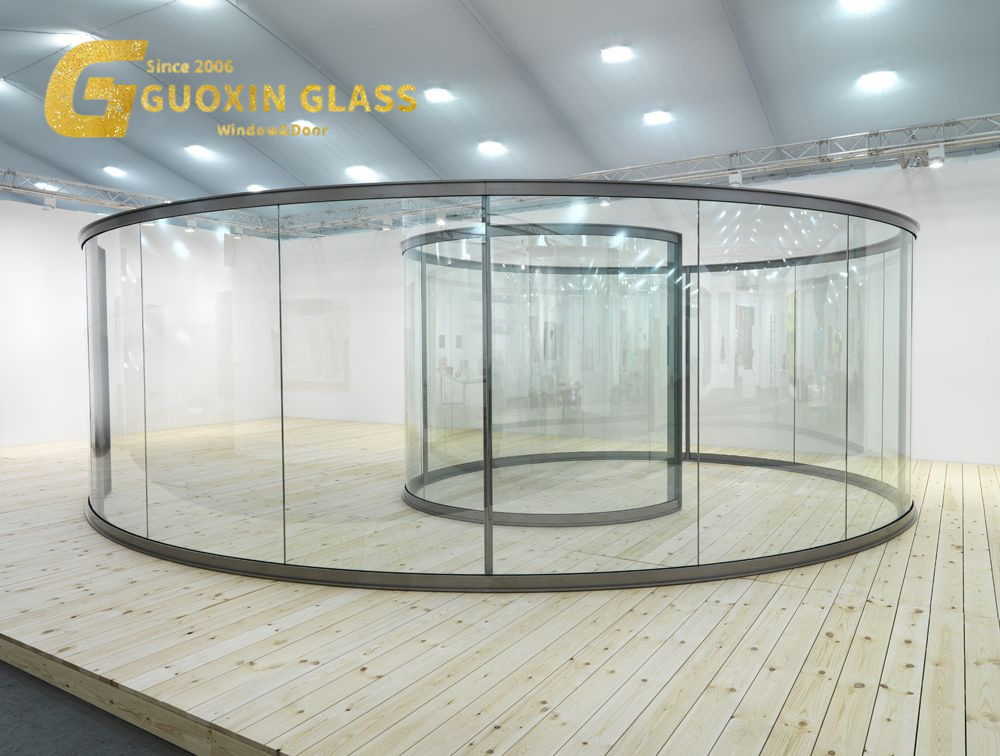 Curve Customized Curtain Curved Wall Double Glazing Bent Glass Manufacturers