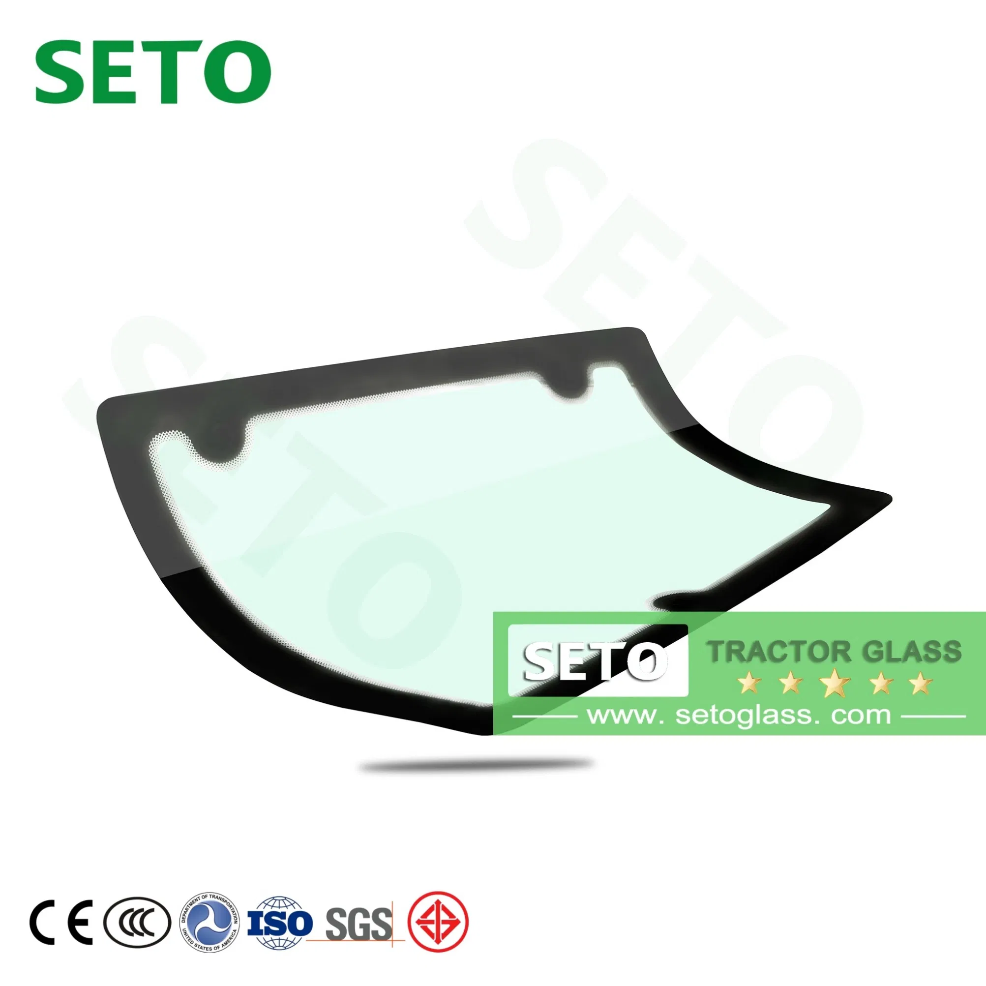 Tractor Windshield CE Certified Impact-Resistant Agricultural Machinery Glass