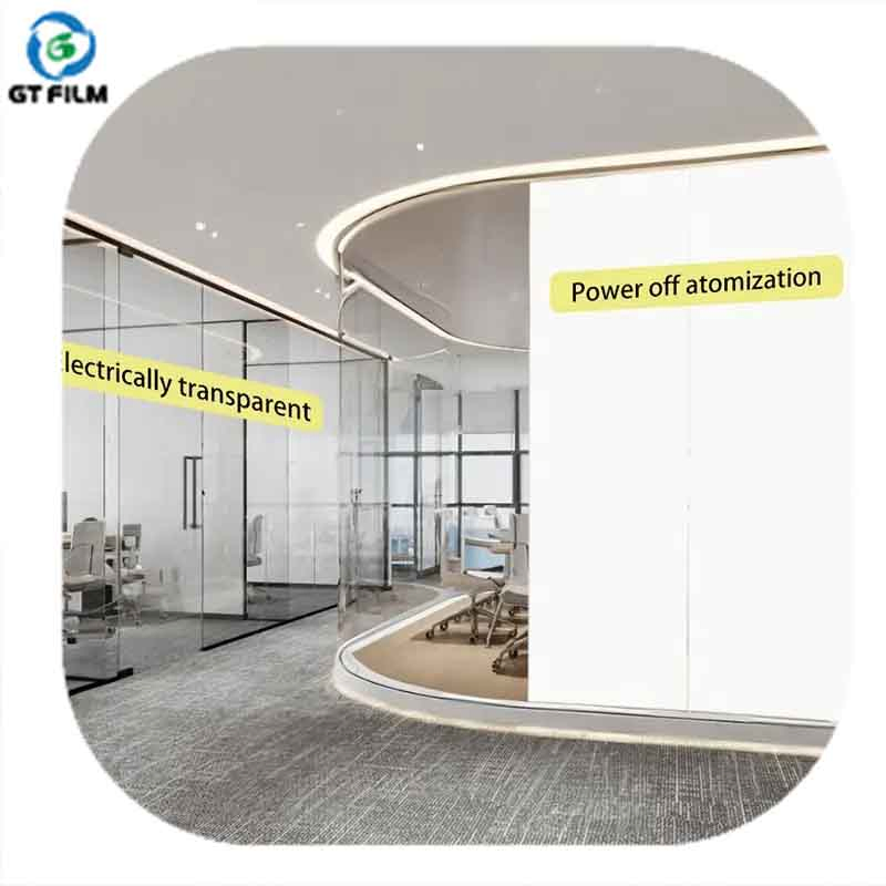 Smart Tint Electrochromic Dimming Smart Glass Pdlc Film for Office Window Wall Building