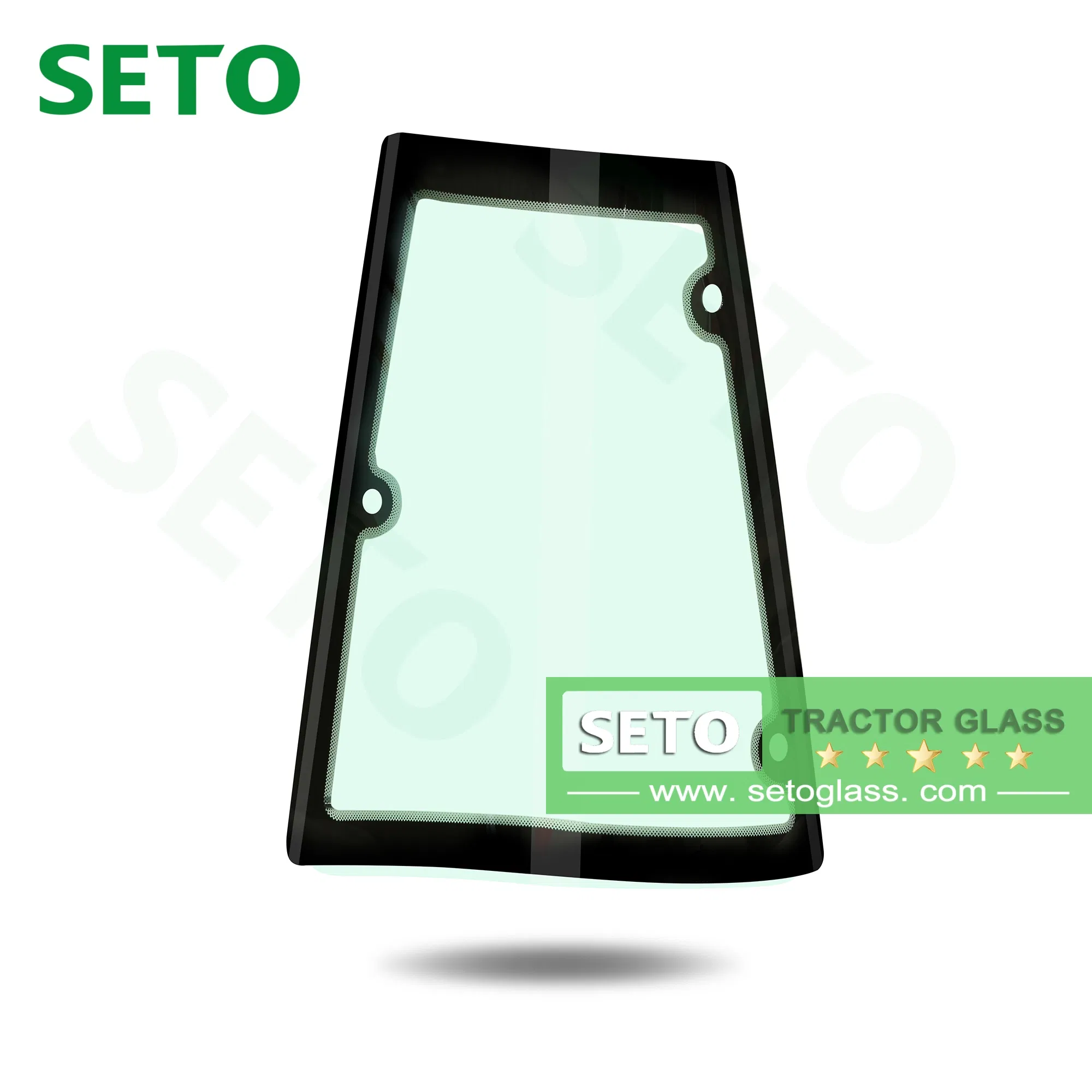 Unbreakable Safety Tempered Glass Tractor Cabin Glass Made in China Auto Glass