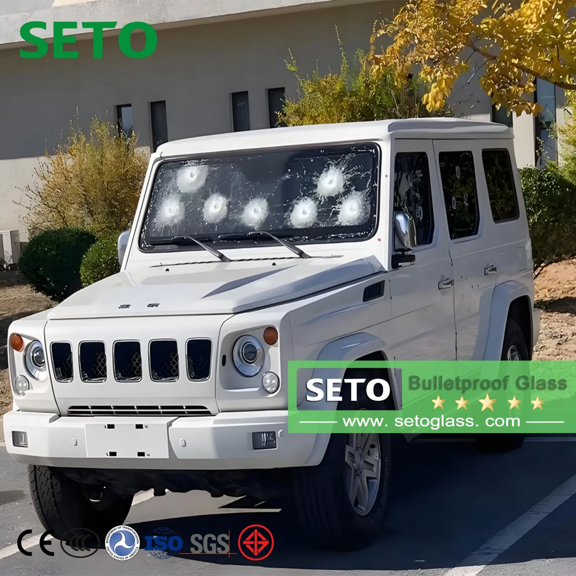 Bulletproof and Explosion-Proof Glass, Special Ballistic Glass, Bulletproof Windshield for Automobiles