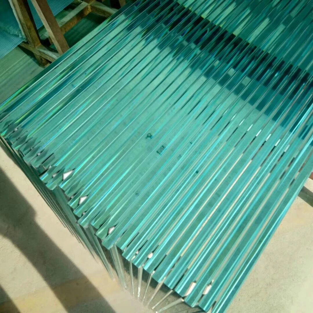 2-19mm Clear Float Glass Panel for Quarter Round Tempered Glass