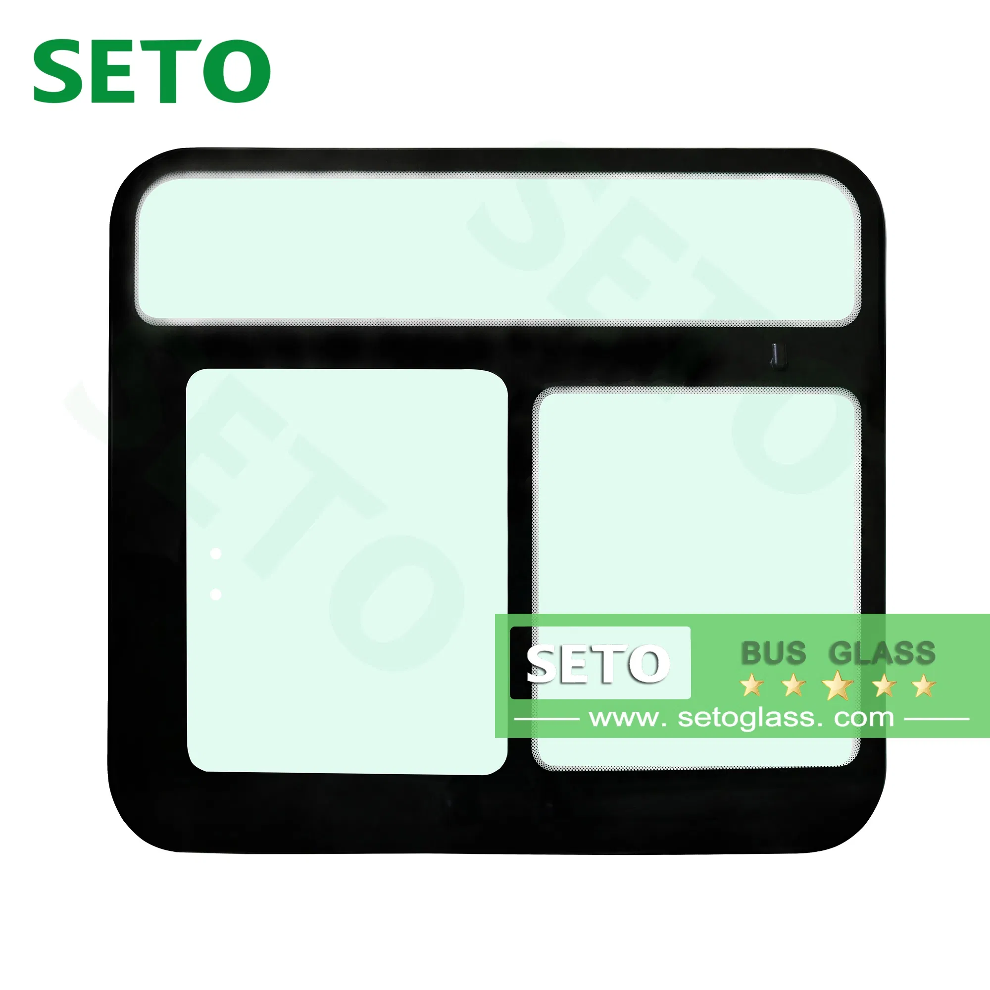 Factory Price Front Left Right Bus Glass Windshield Side Door Roof Glass Frameless for Auto Glass