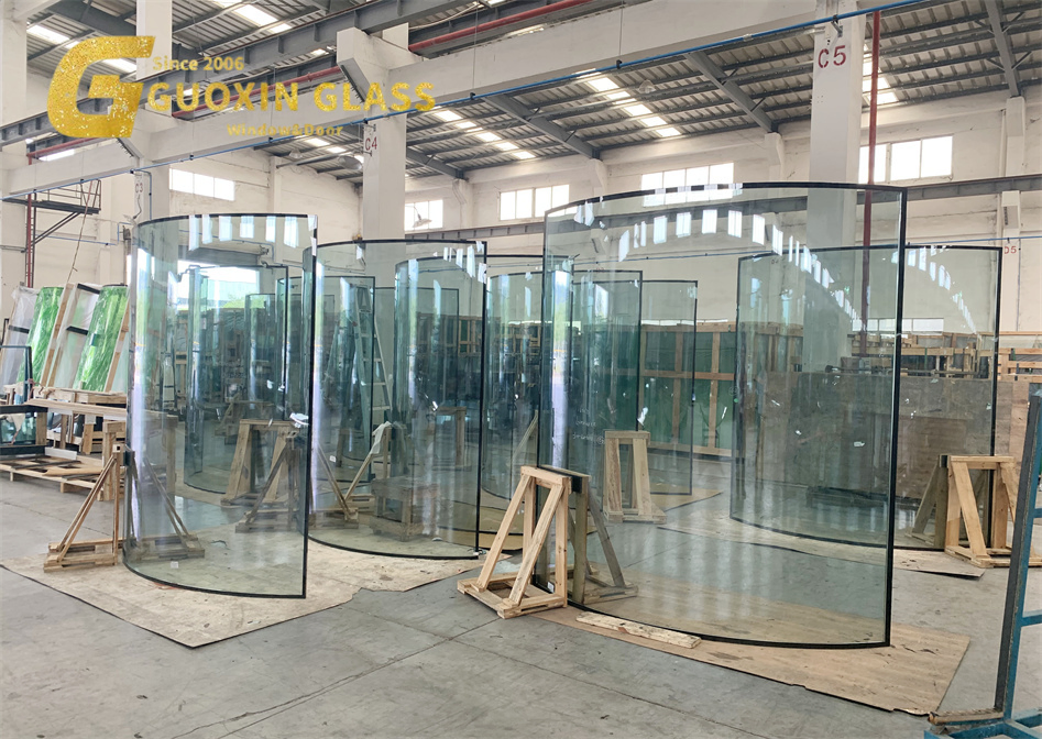 Curved Tempered Glass Solar Building Decoration-Versatile Bathrooms High Quality