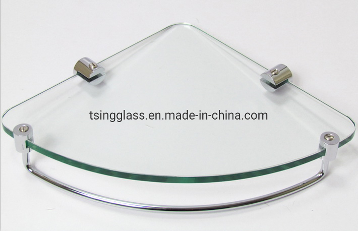 6-8 mm Corner F Green Flat Diamond Polish Triangle Pentagon Quarter Circle Square Rectangle Tempered Shelf Curved Stairs Bathroom Glass with CE Certificate