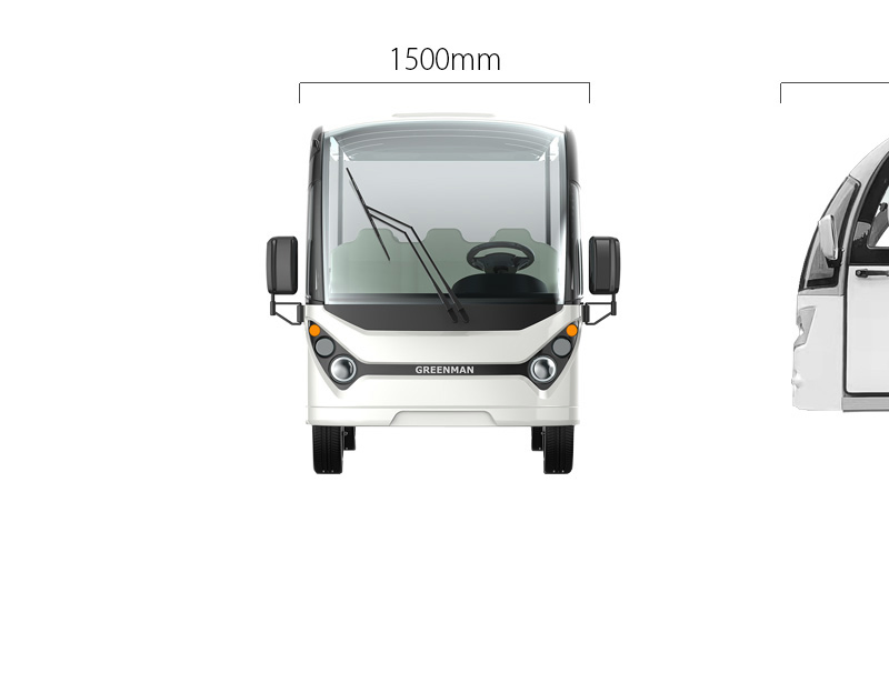 14 Seats Sightseeing Bus with Large Power and Cheap Price