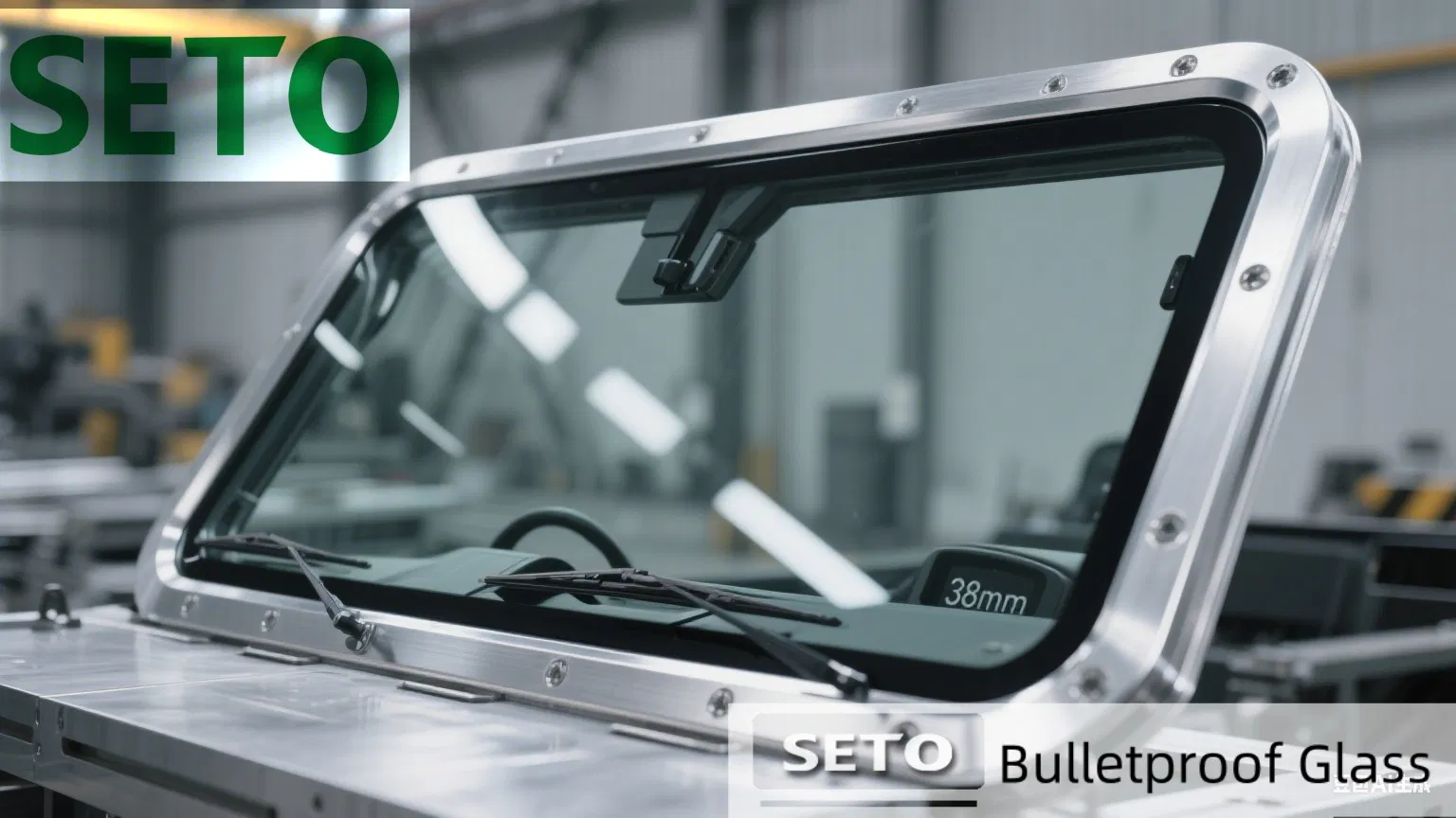 Armored Vehicles Special Glass Factory Laminated Bulletproof Glass