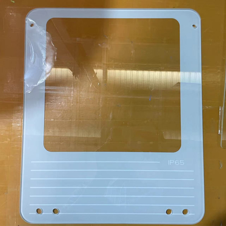 2/3/4/5/6mm Tempered OEM Single Side Sandblasting Frosted Lamp Cover Glass for Explosion Proof LED/ Lighting/Light Industrial