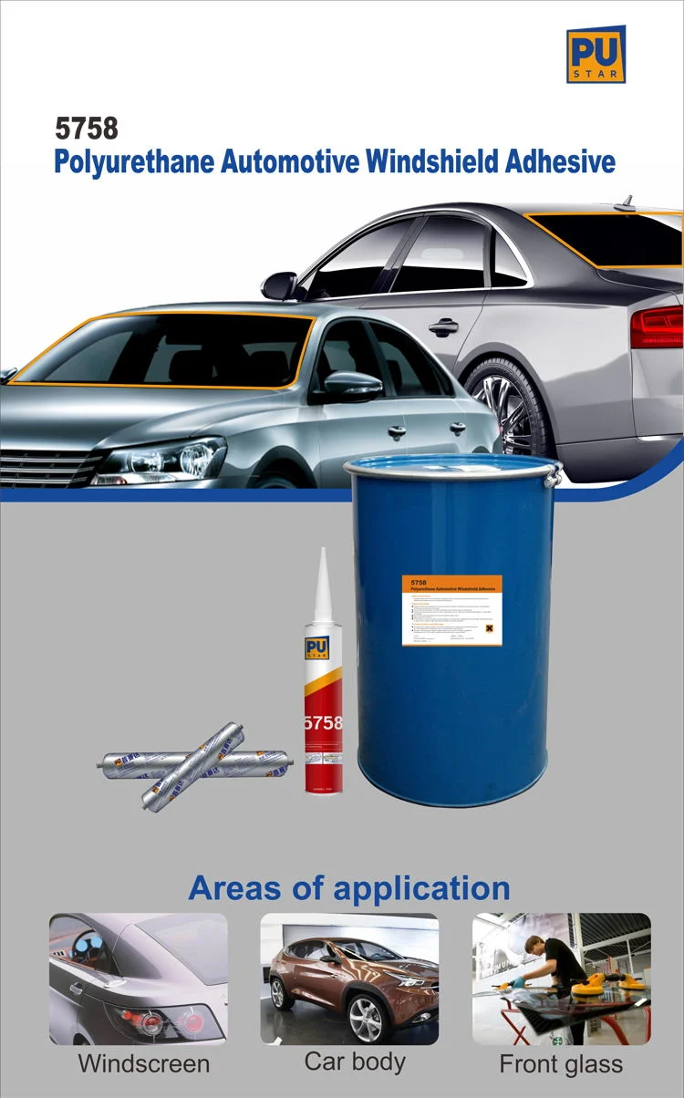 5758 Hot Selling Polyurethane Auto Glass Windshield Adhesive and Sealant