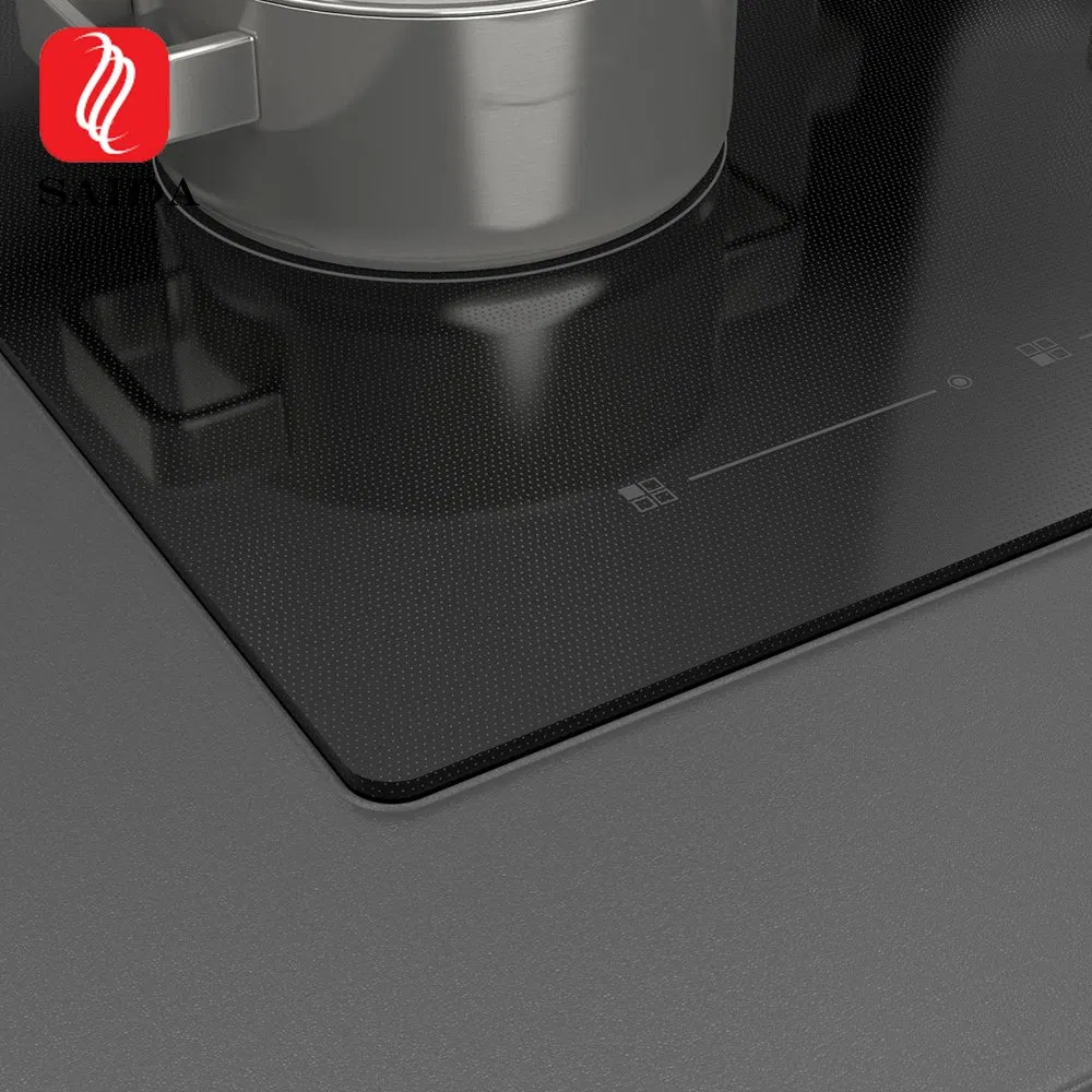 Heat Resistant 4mm 5mm Induction Cooker Black Ceramic Glass with Custom Design