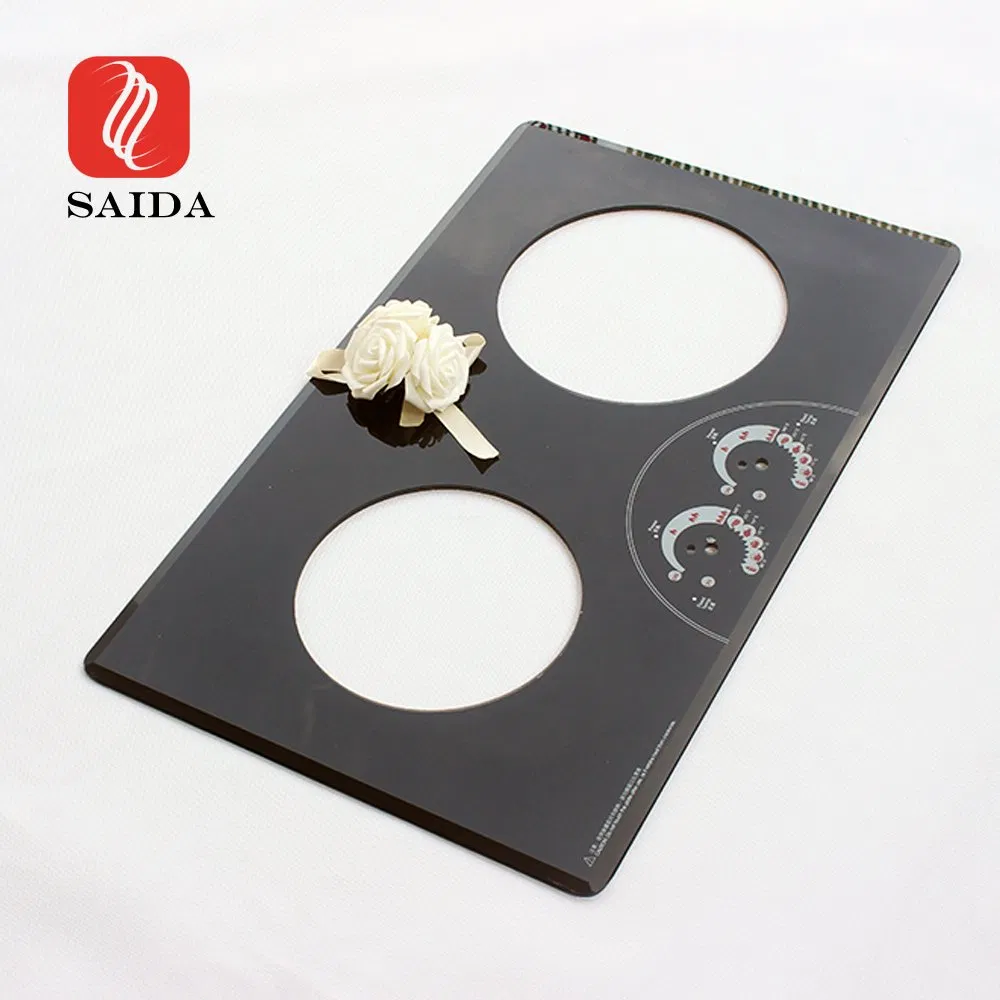 High Quality Silk Screen Printing Toughened Glass for Gas Stove Cooker Cooktop