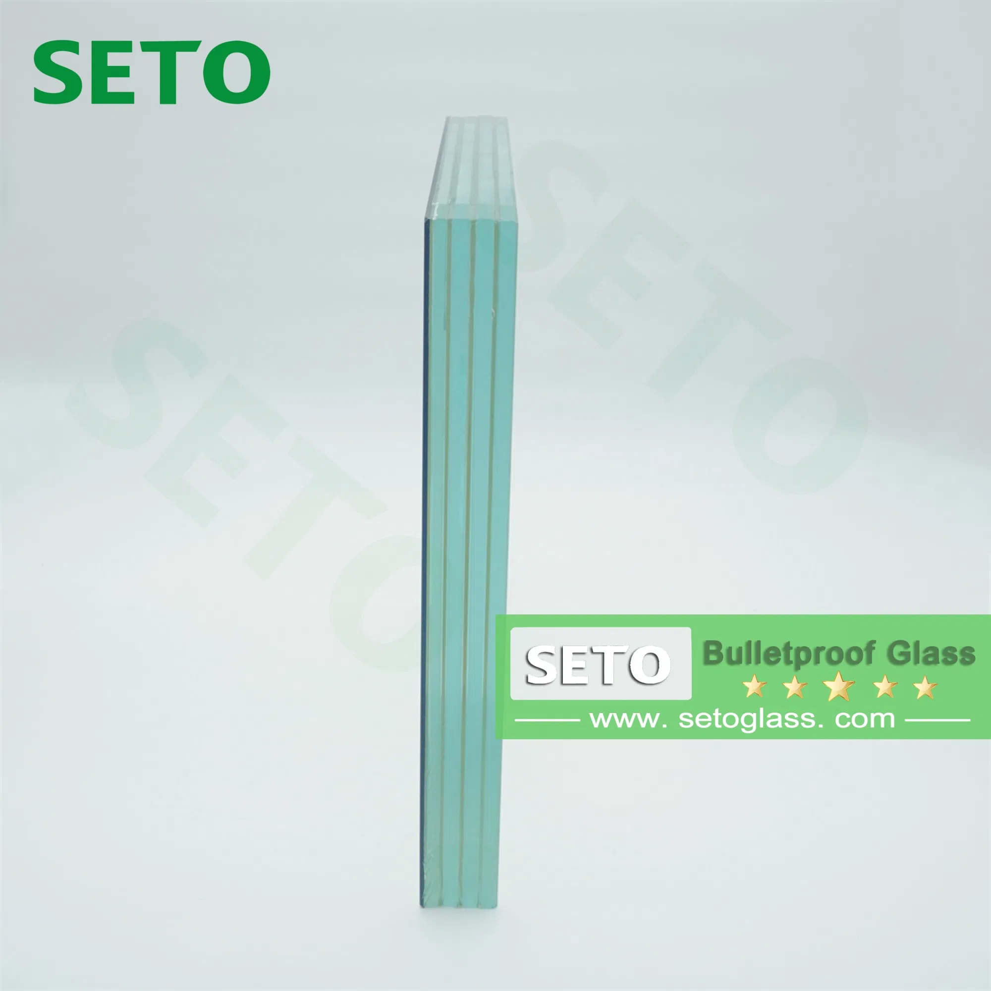 High Strength Bullet Resistant Glass for Building