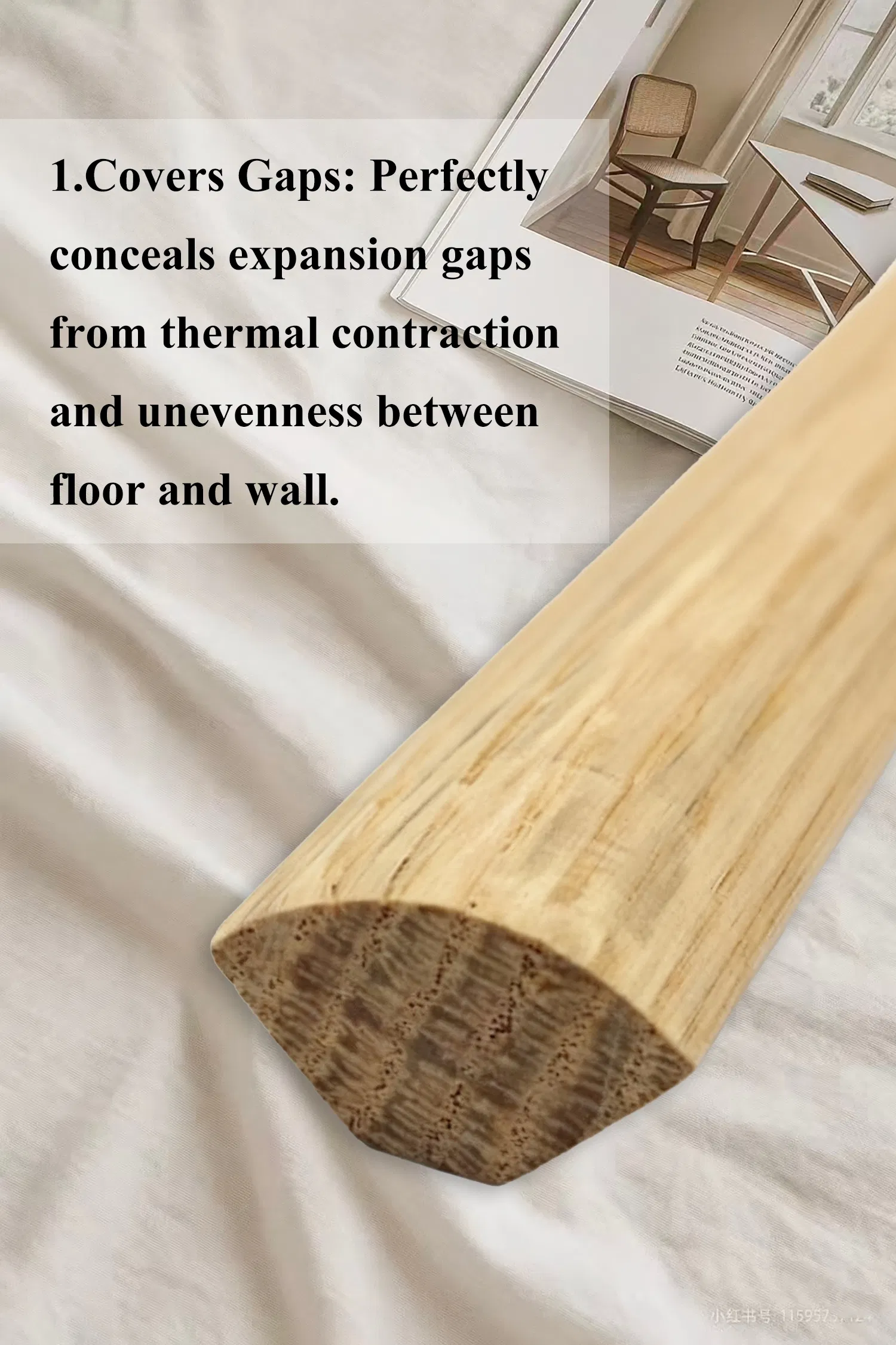 Quarter Round Glass Bead 2