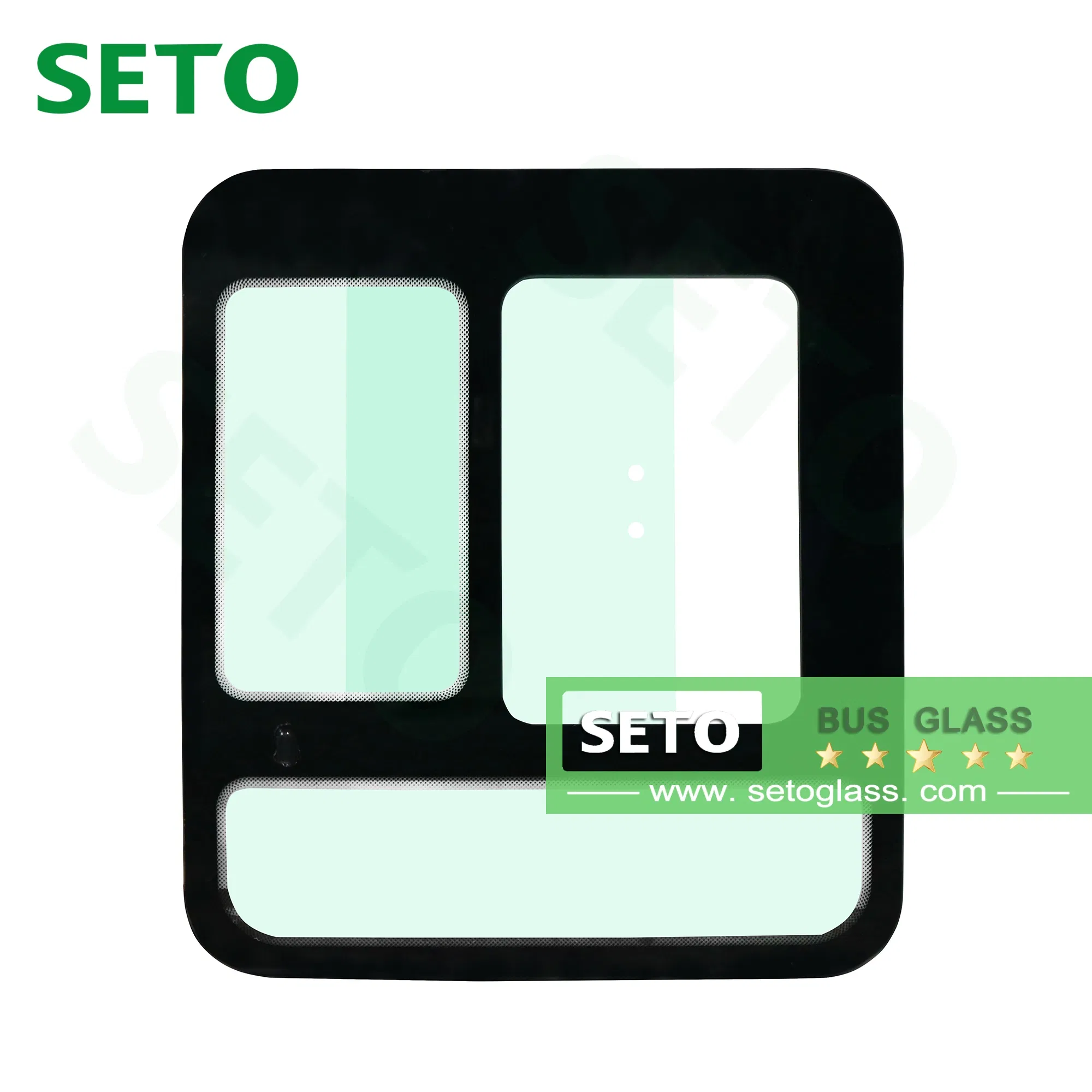 Factory Price Front Left Right Bus Glass Windshield Side Door Roof Glass Frameless for Auto Glass