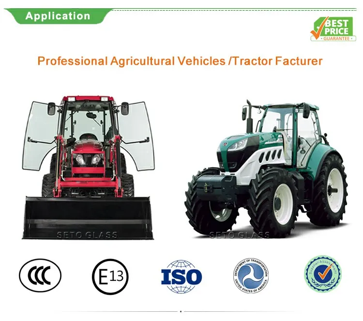 Tractor Glass Applications