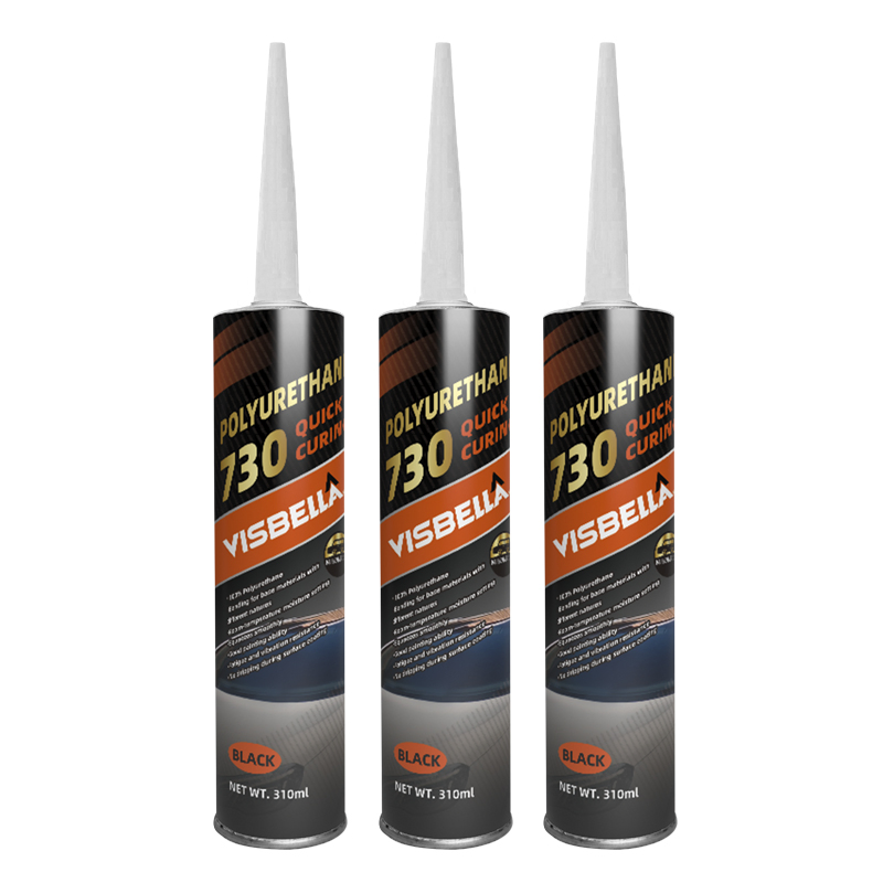 Visbella 310ml 729 Auto Glass Black PU Sealant for Car