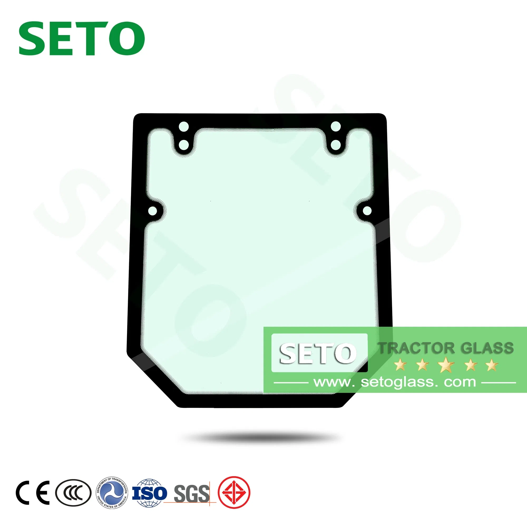 Truck Crane/Shovel Loader/Mini Tractor Front/Back Windshield/Cab Door Glass