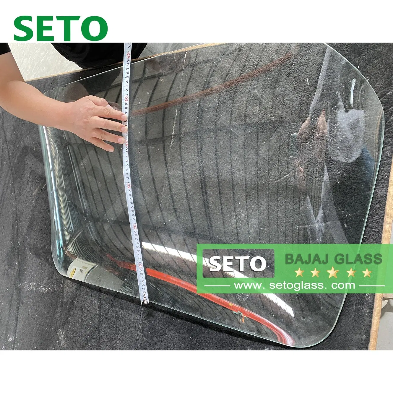 Factory Wholesale Auto Rickshaw Bajaj Re205/225 Laminated Front Glass OEM Supply
