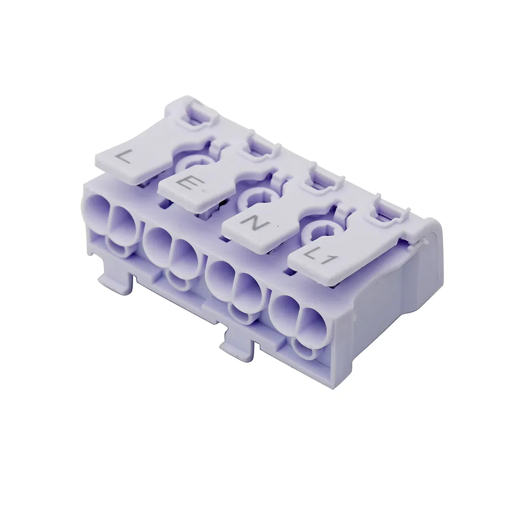 Emergency Light Terminal Blocks &amp; Welding Terminal - Fixed Mount Screwless Terminals