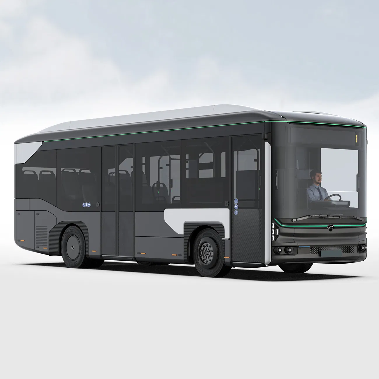 China Factory 8-9m 20-30 Seats New Energy Electric City Bus Electric Power Long Public Passenger Transport City Bus Low Entry City Bus Low Floor Bus
