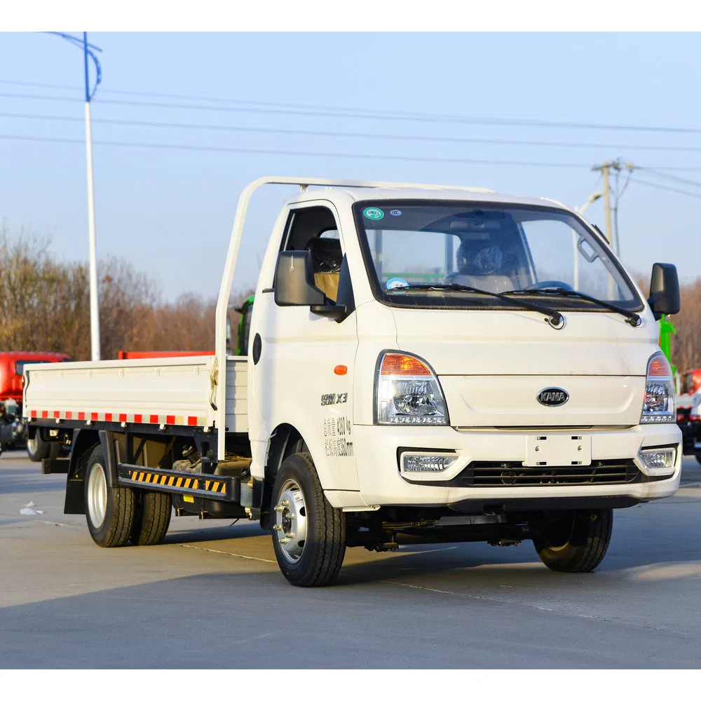 Environmentally Friendly Kmc1035D4 Diesel-Type Transport Flatbed Truck for Short-Distance Delivery