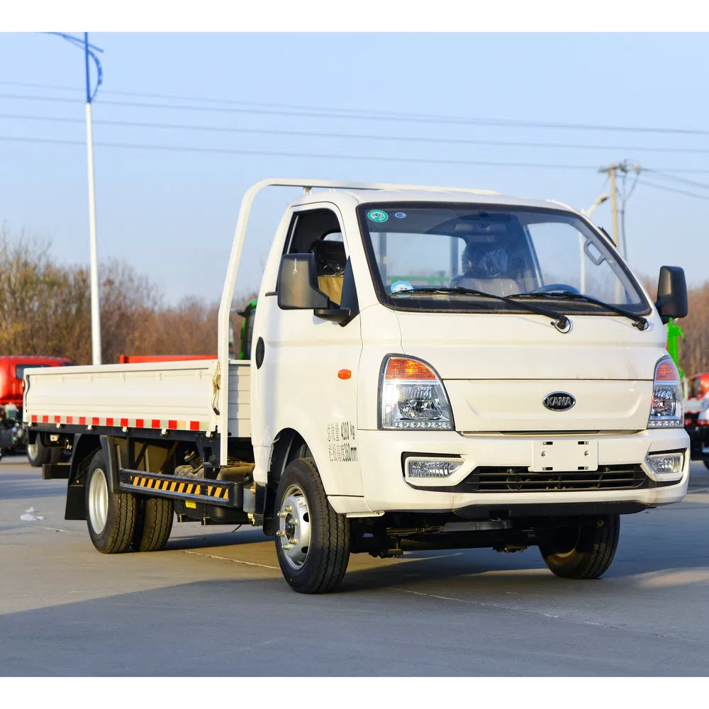 Environmentally Friendly Kmc1035D4 Diesel-Type Transport Flatbed Truck for Short-Distance Delivery