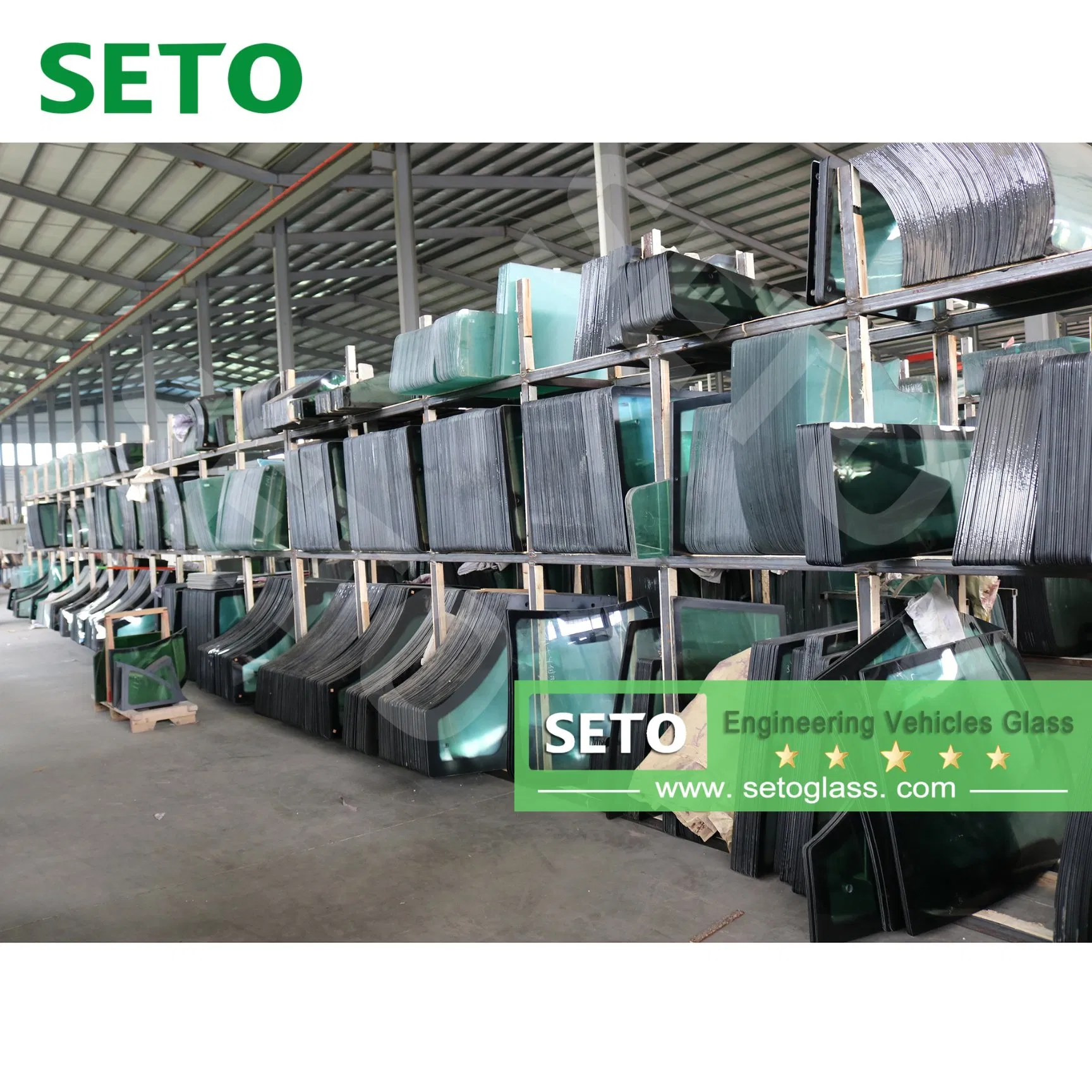 Truck Crane Parts Excavator Cab Glass Crane Cabin Glass for XCMG Crane Parts