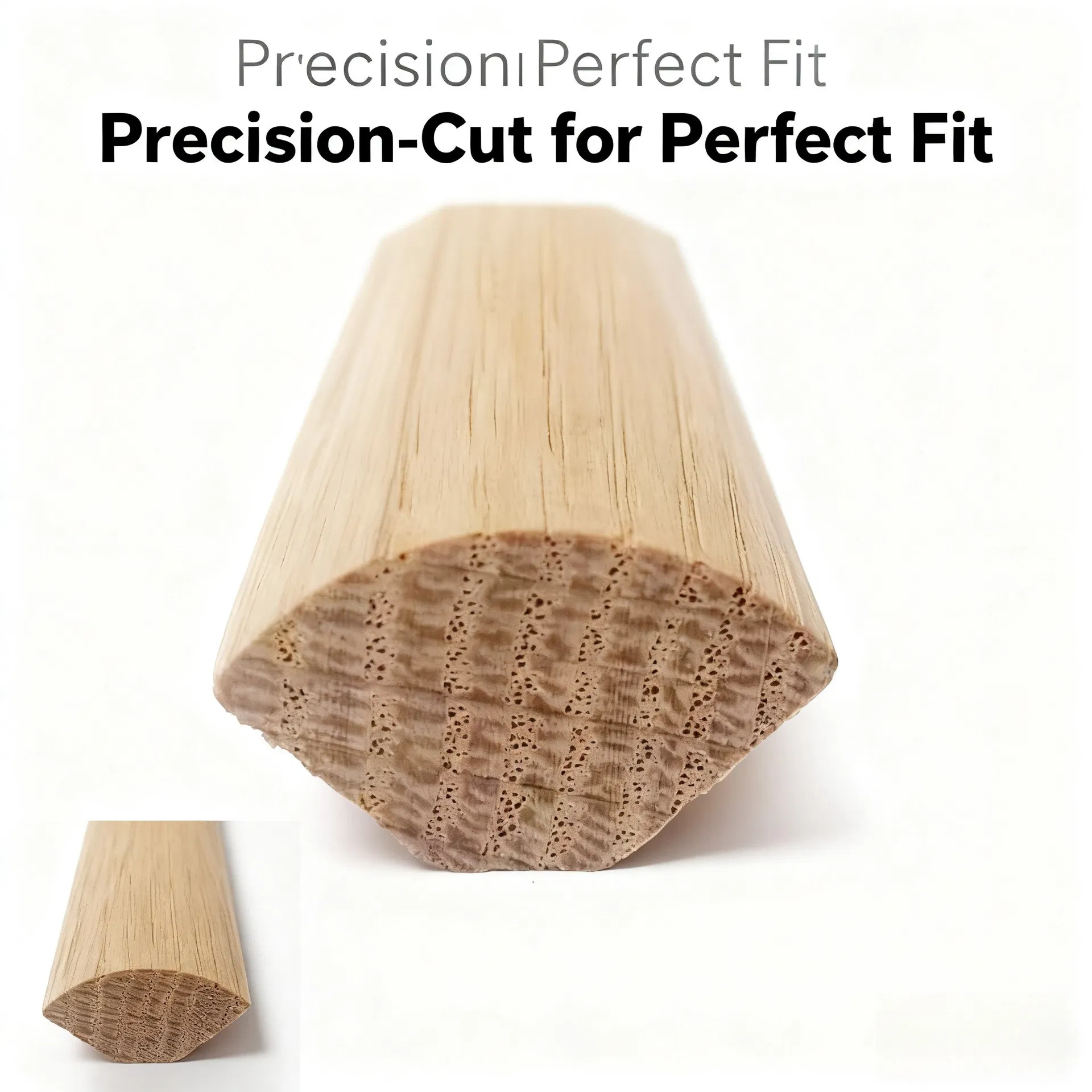 Quarter Round Glass Bead 8