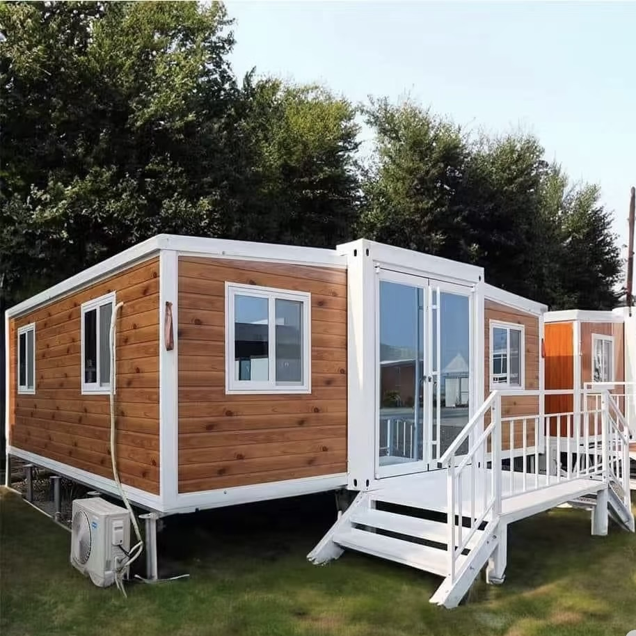 Versatile Prefab Expandable Container House for Home or Office Quick Installation Fixed Fireproof Container House Galvanized Steel Frame Mobile Modular Office