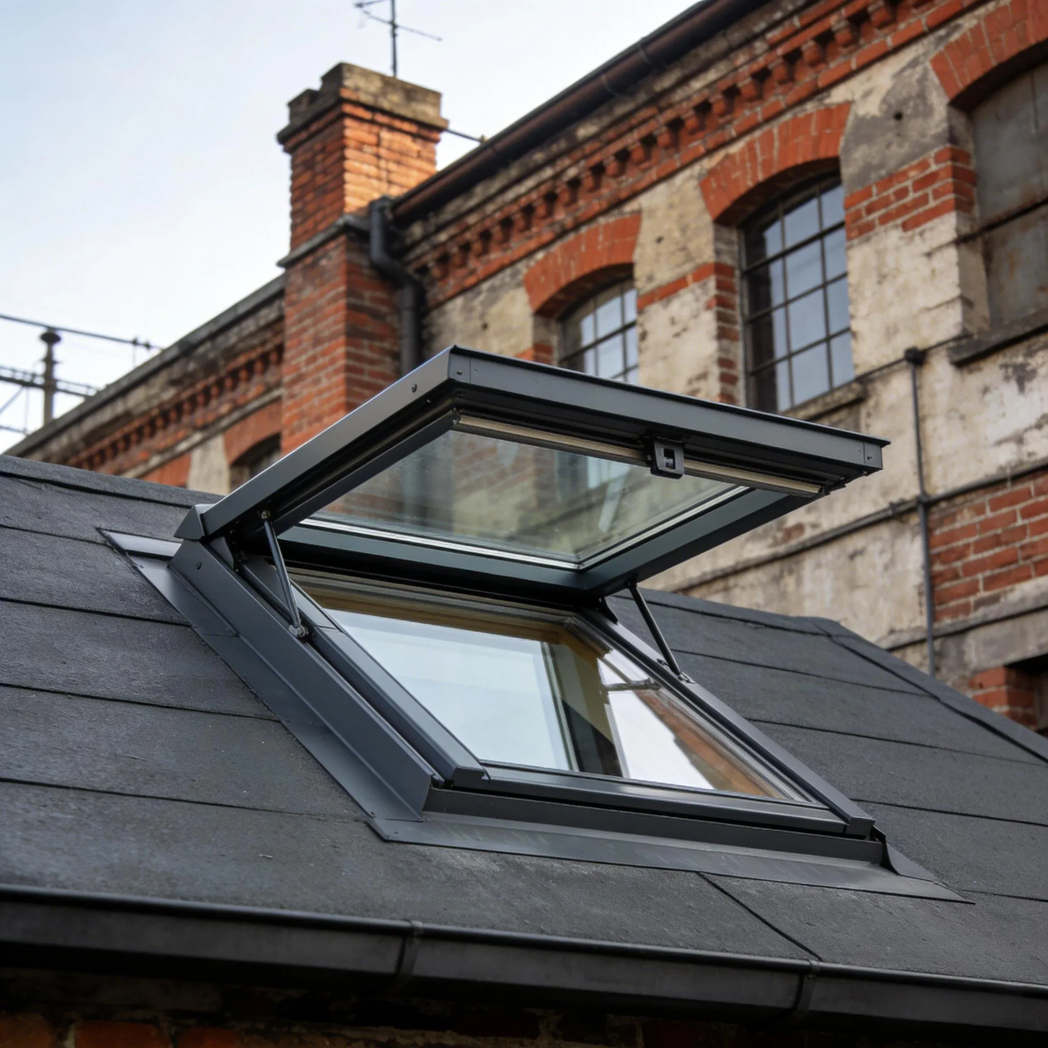 Durable Skylight with Wood Grain Transfer 6063-T5 Alloy 1 6mm Thickness